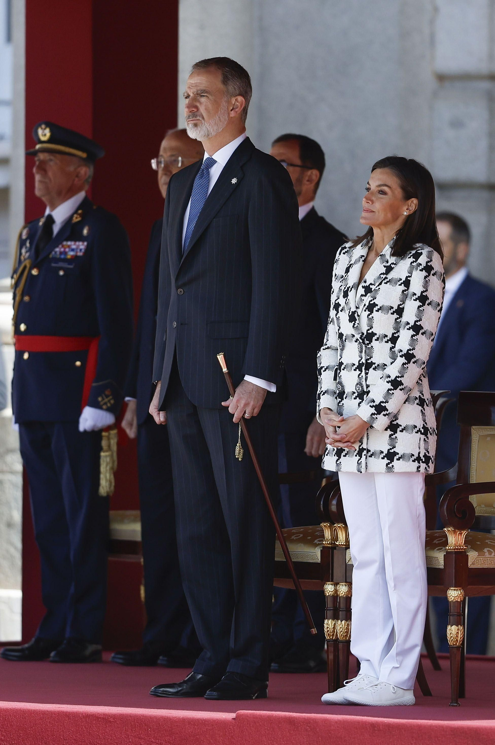 Los Reyes presiden los actos del bicentenario de la Policía Nacional