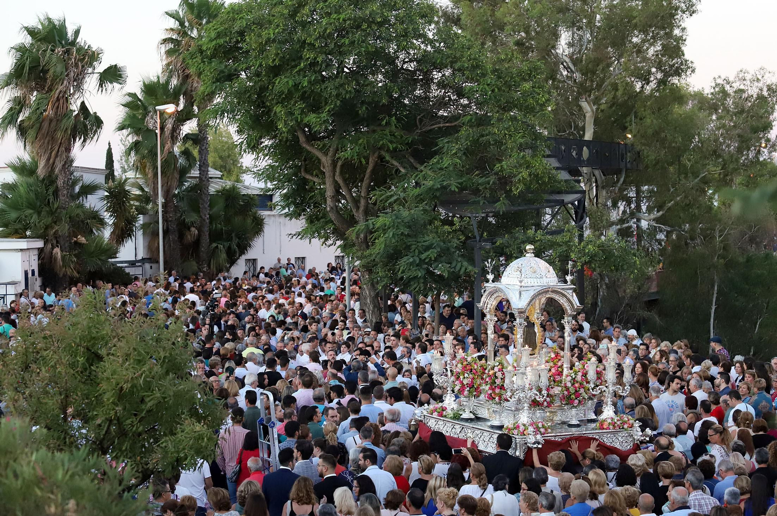 Imágenes de la bajada de la Virgen de La Cinta