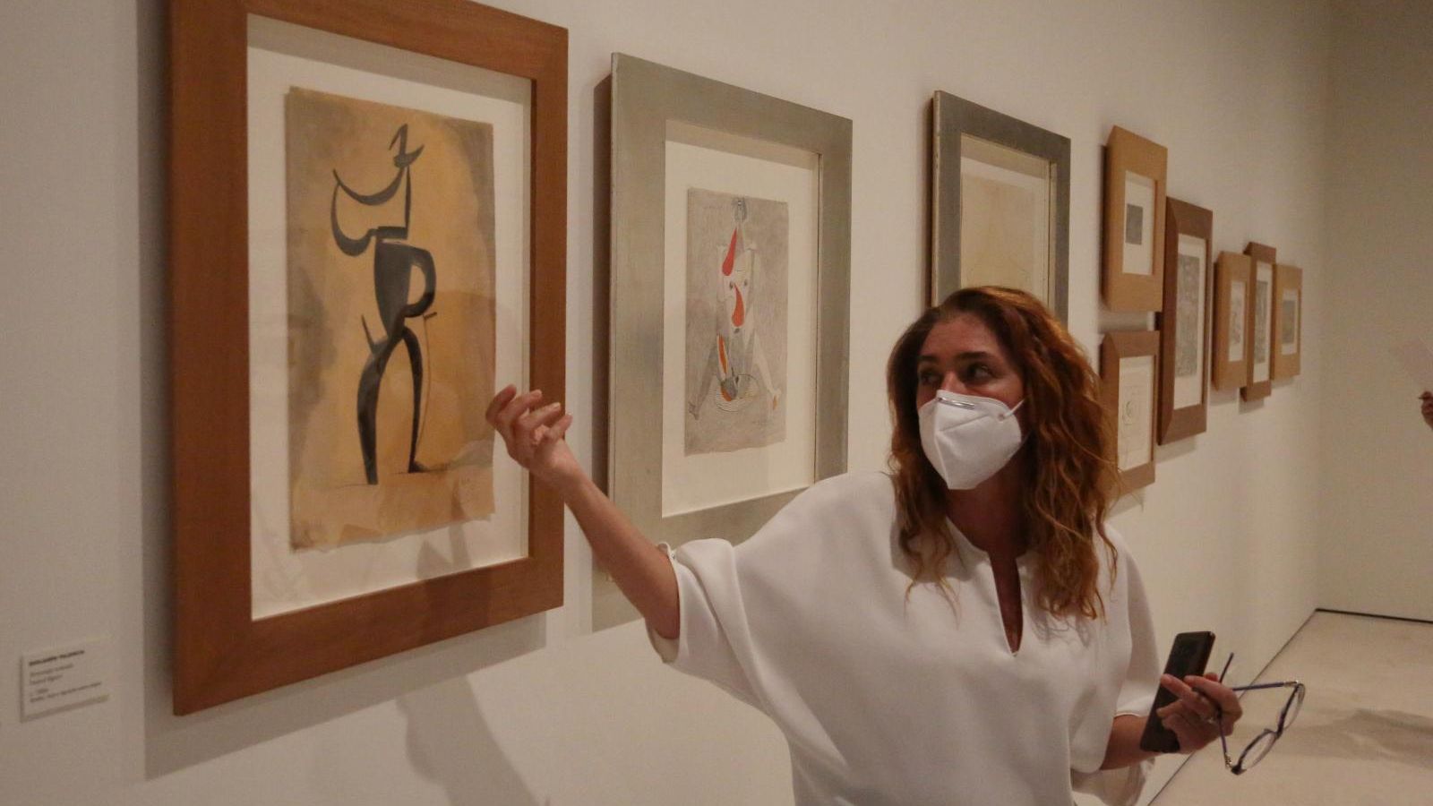 La directora del Museo Carmen Thyssen, Lourdes Moreno, en la presentación de la muestra.