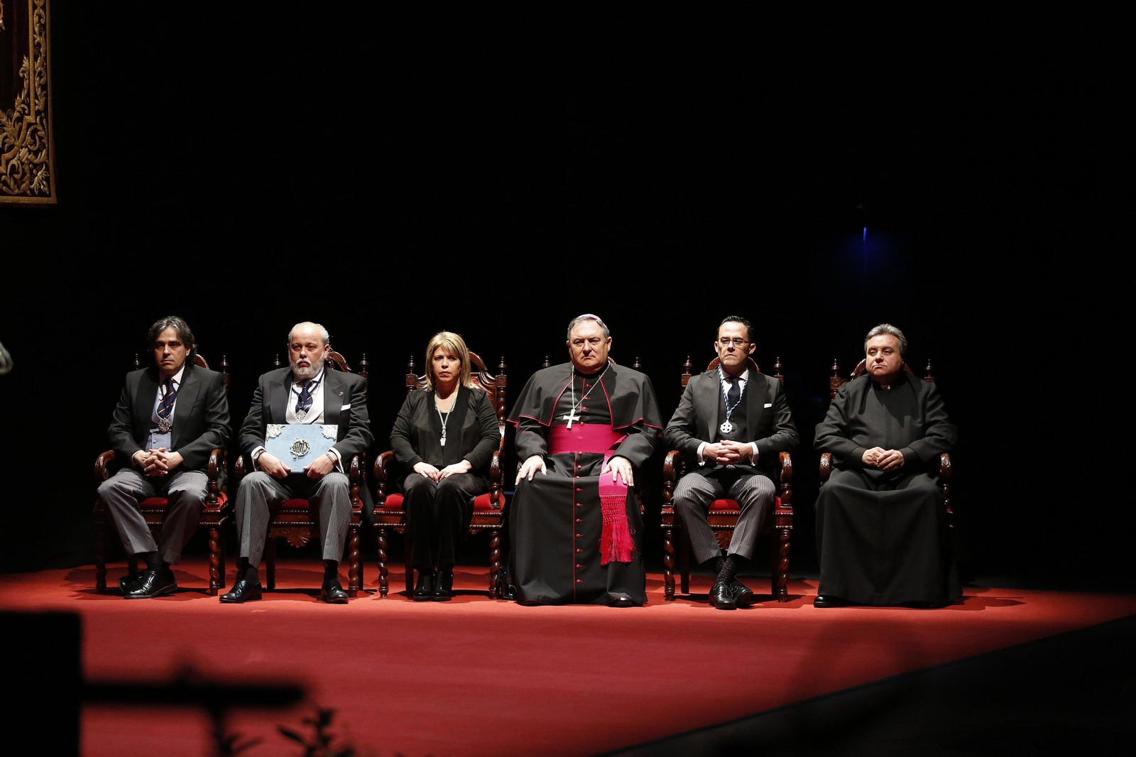 Imagen de la presidencia del acto.