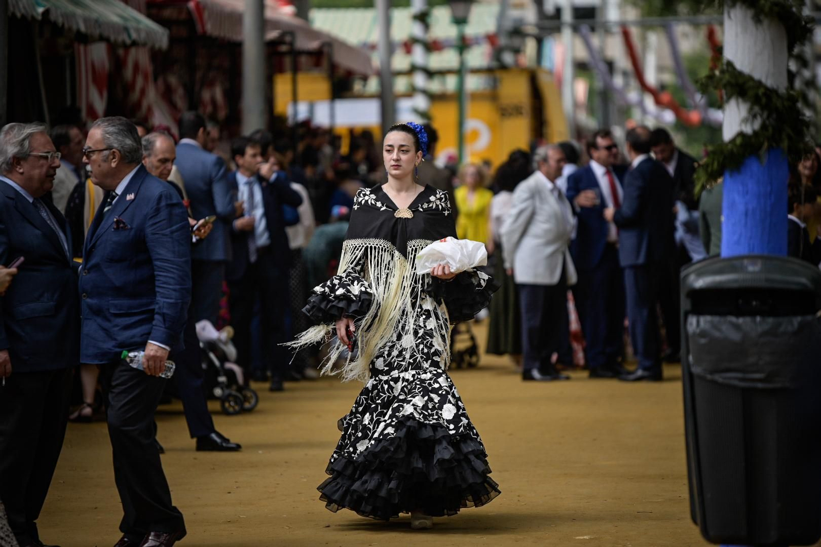 Fotos del bonito ambiente por las calles del real de la Feria de Sevilla