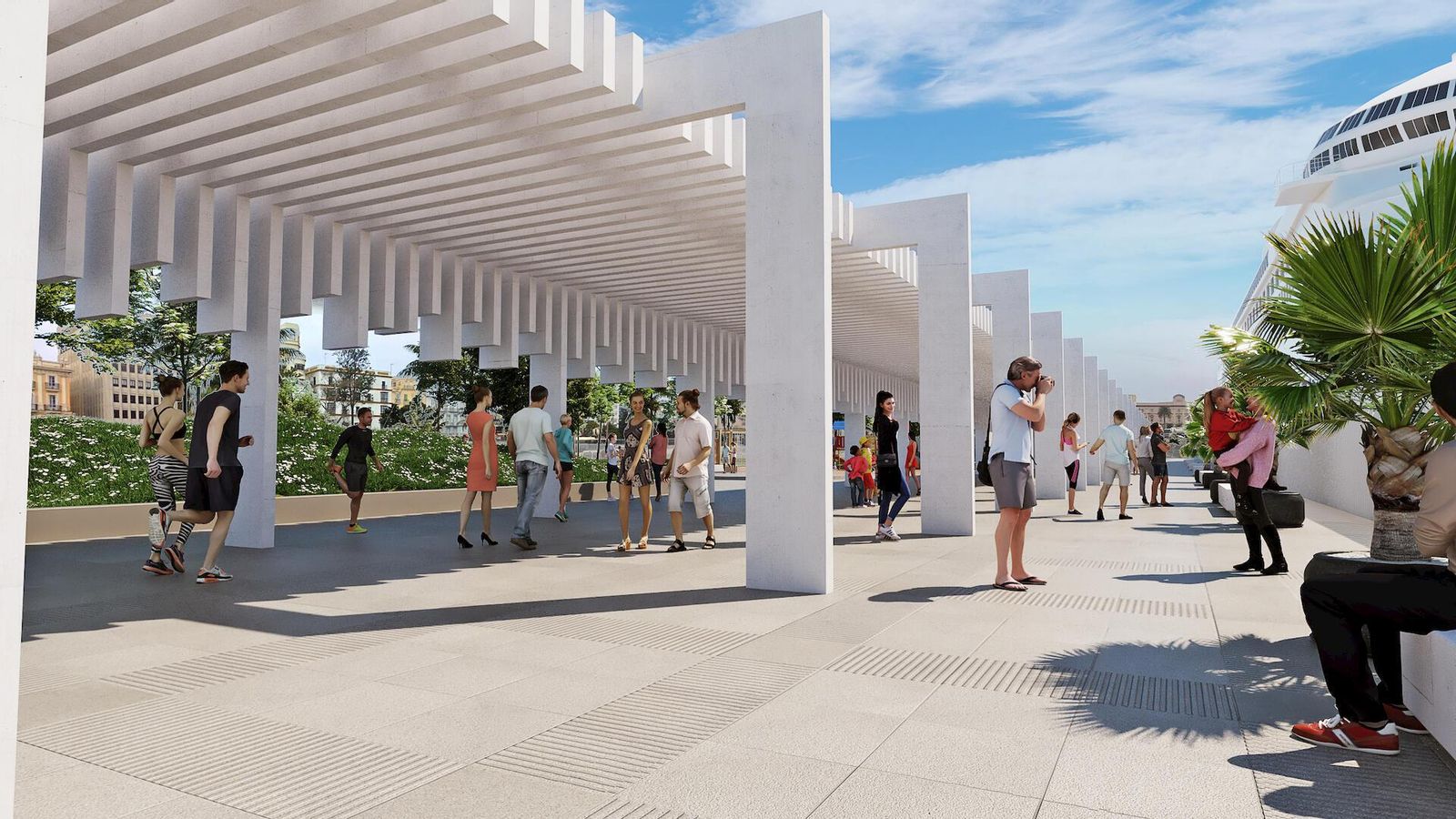Actuaciones previstas en el muelle Ciudad para 2022. Actuaciones previstas en el muelle Ciudad para 2022.