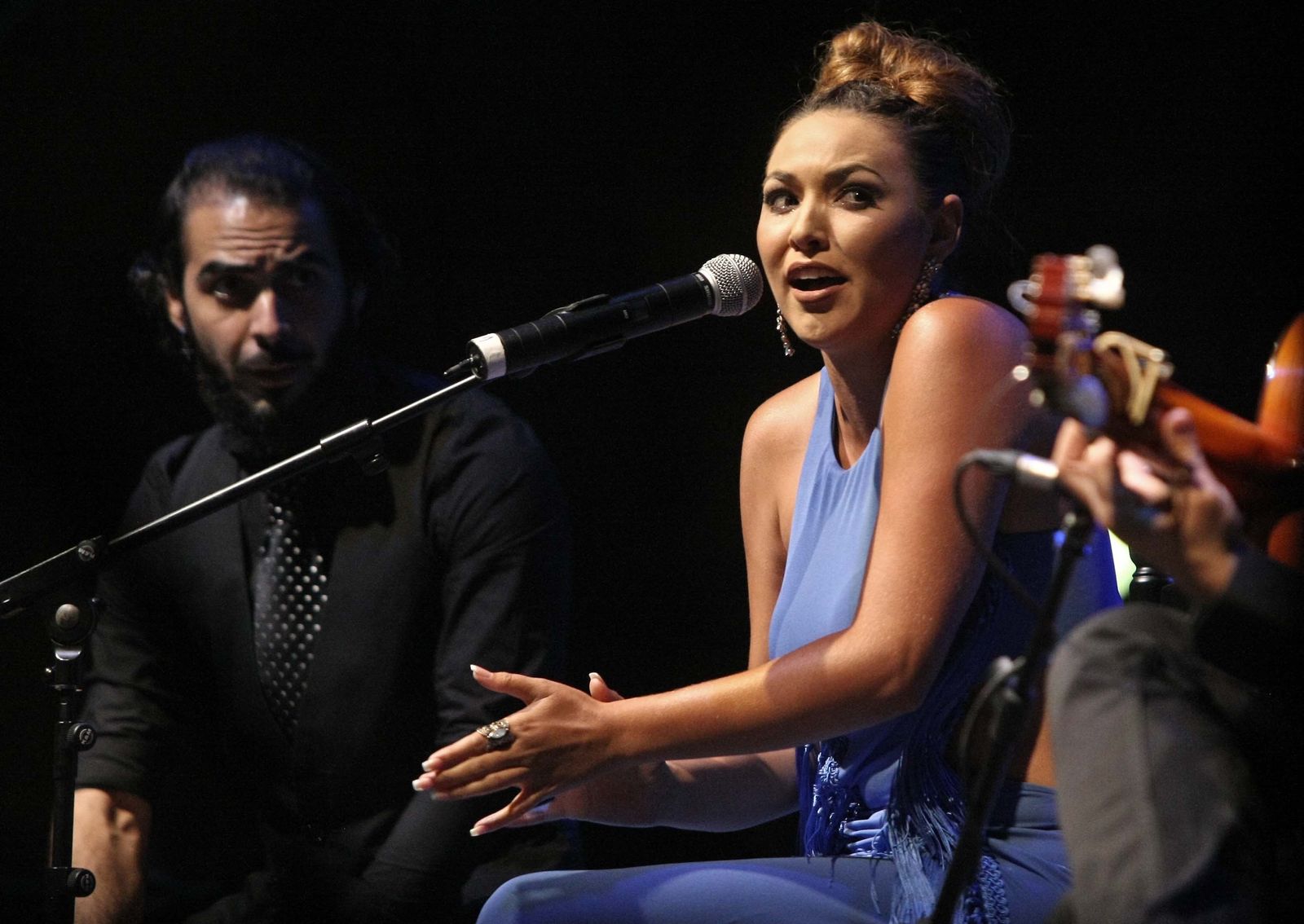 La algecireña Sarayma gustó mucho en su actuación de ayer.