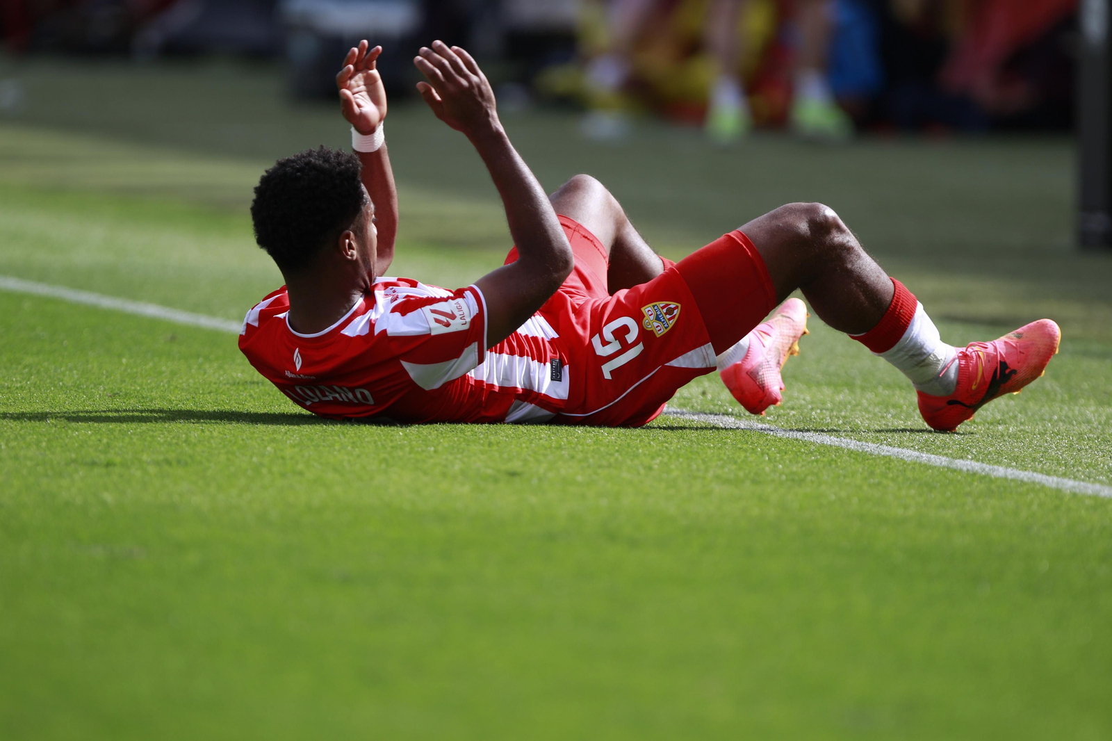 Las mejores imágenes del partido de fútbol U.D. Almería-Villarreal C.F.