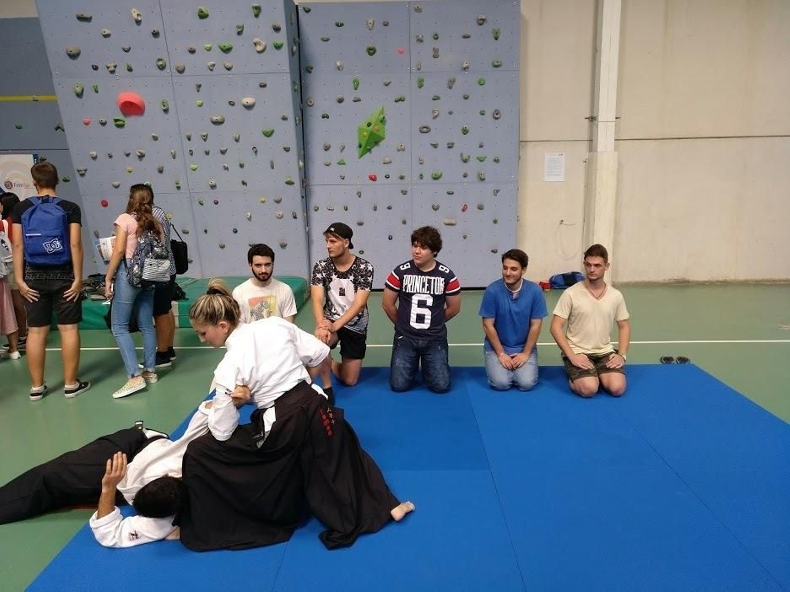 Una de las demostraciones de artes marciales.