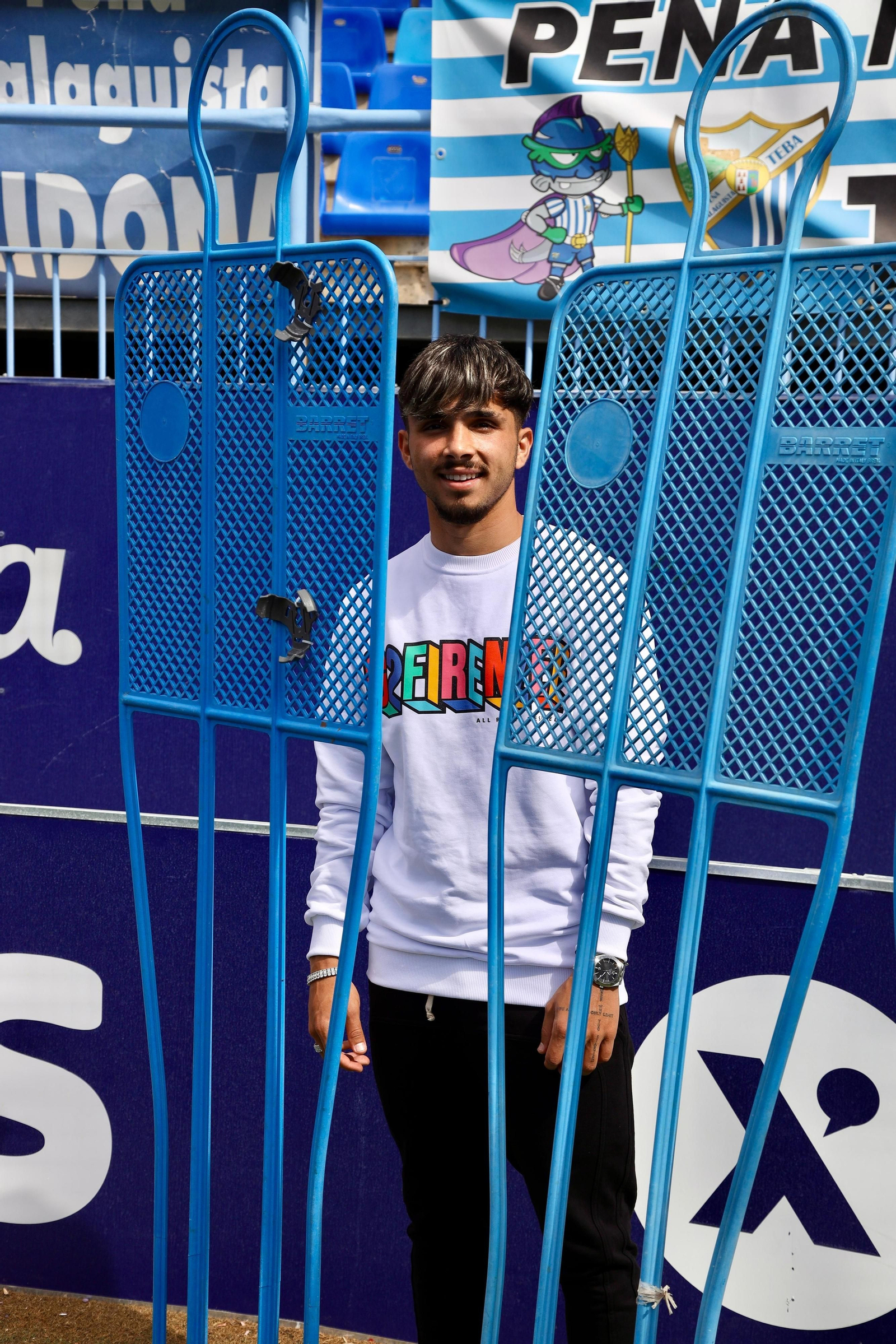 Las fotos de la entrevista a Kevin Medina, jugador del Málaga