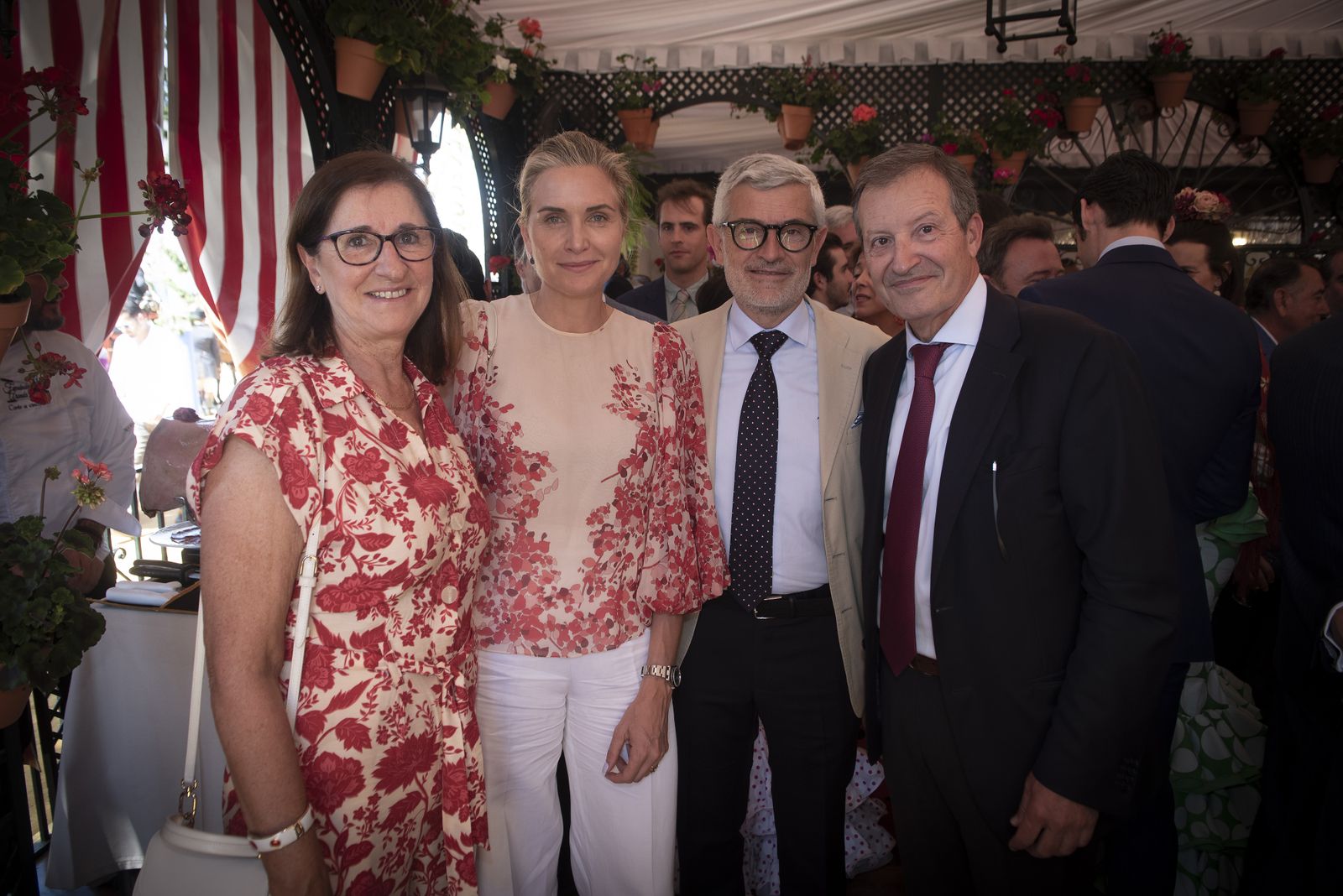 La recepción en la caseta del Santander, en imágenes