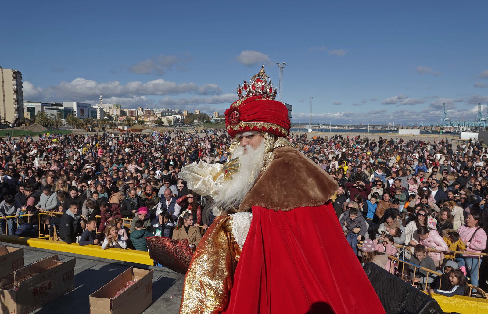 Fotos del arrastre de latas en Algeciras