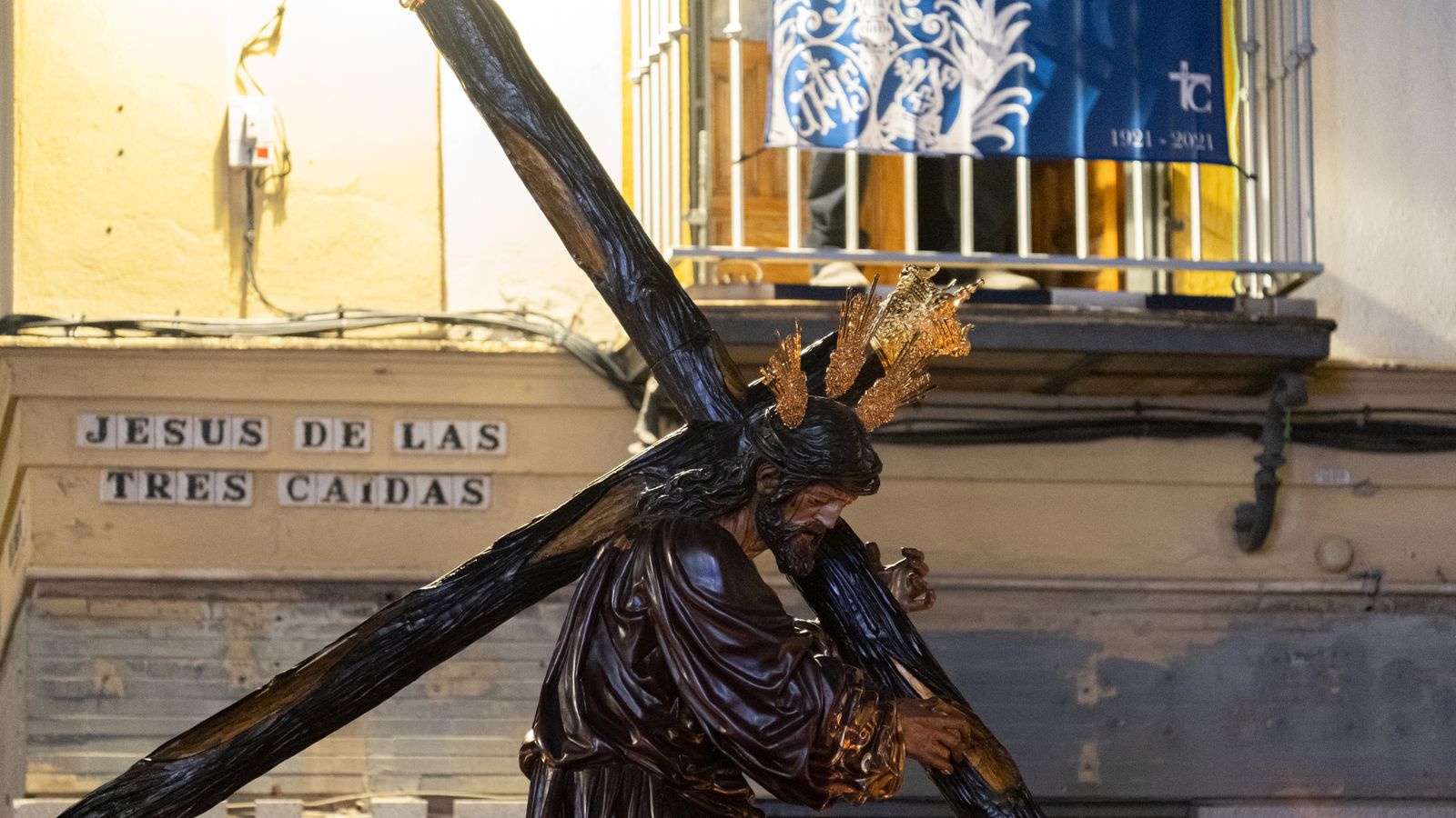 El vía crucis extraordinario de la Candelaria, en imágenes