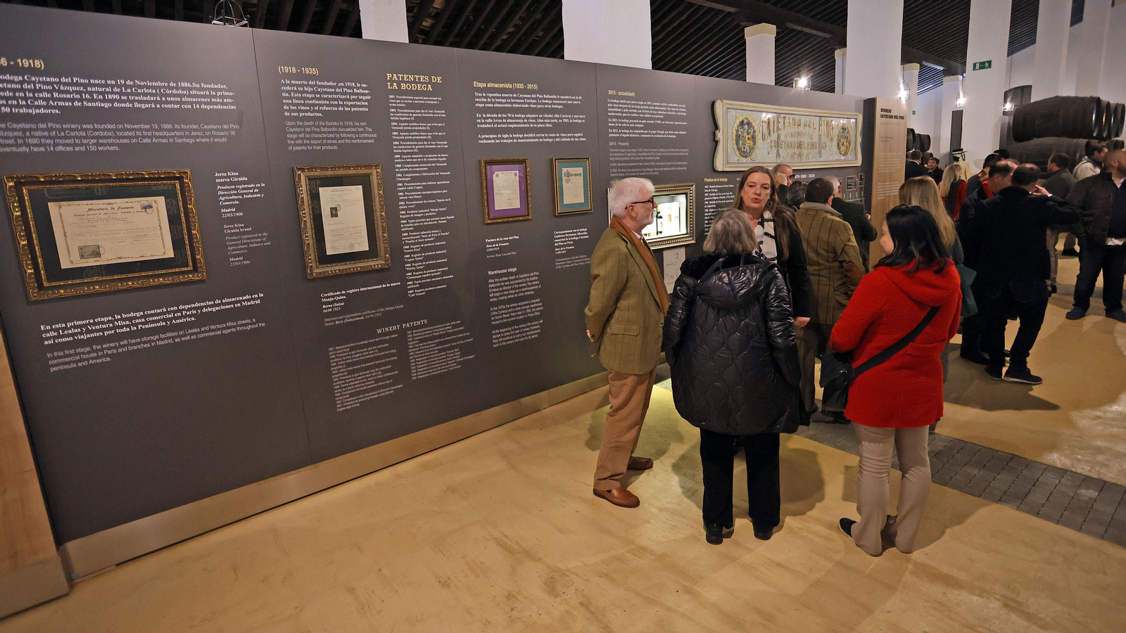 Inauguración del Museo y Centro de Interpretación del Vino de Jerez en Cayetano del Pino