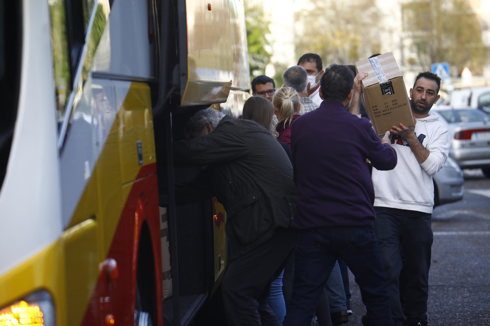 Las fotografías del nuevo cargamento solidario de Córdoba a Ucrania