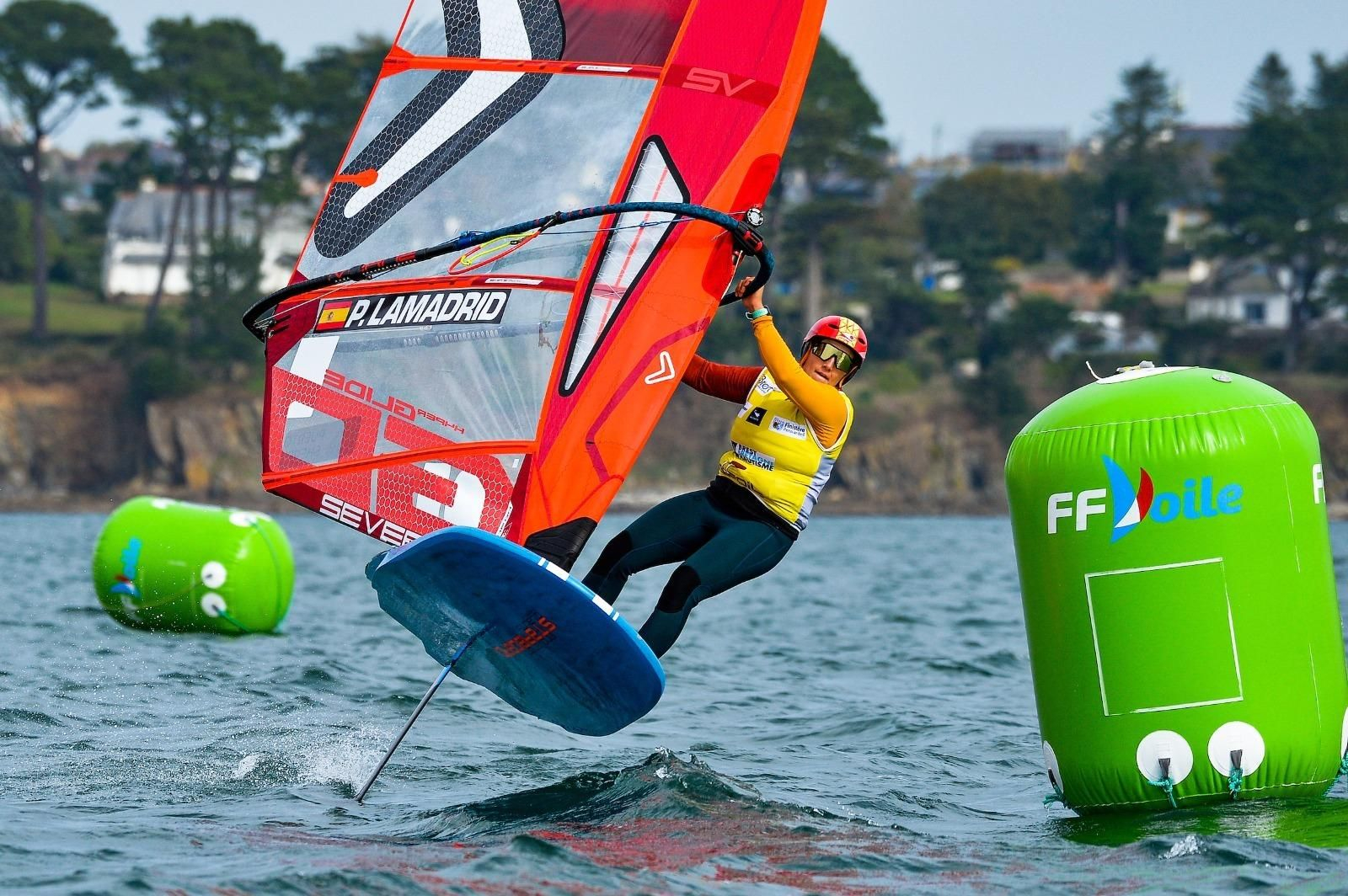 Pilar Lamadrid en las semifinales del Mundial de Brest donde ha finalizado 5ª.