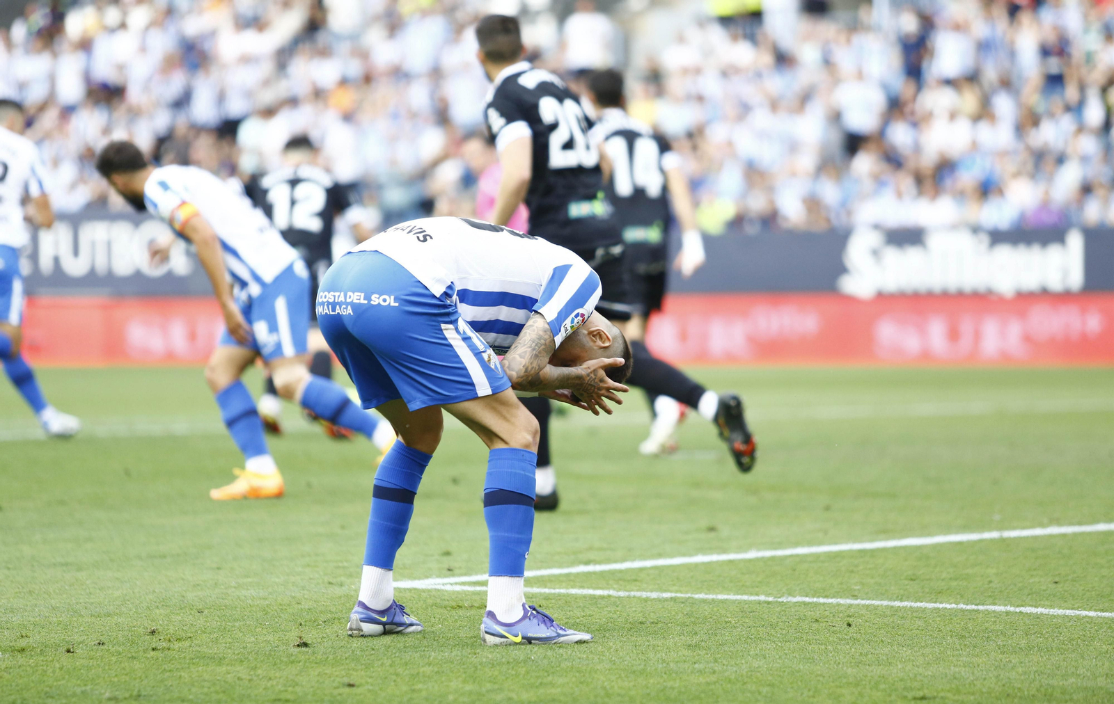 El Málaga CF-Burgos, en fotos