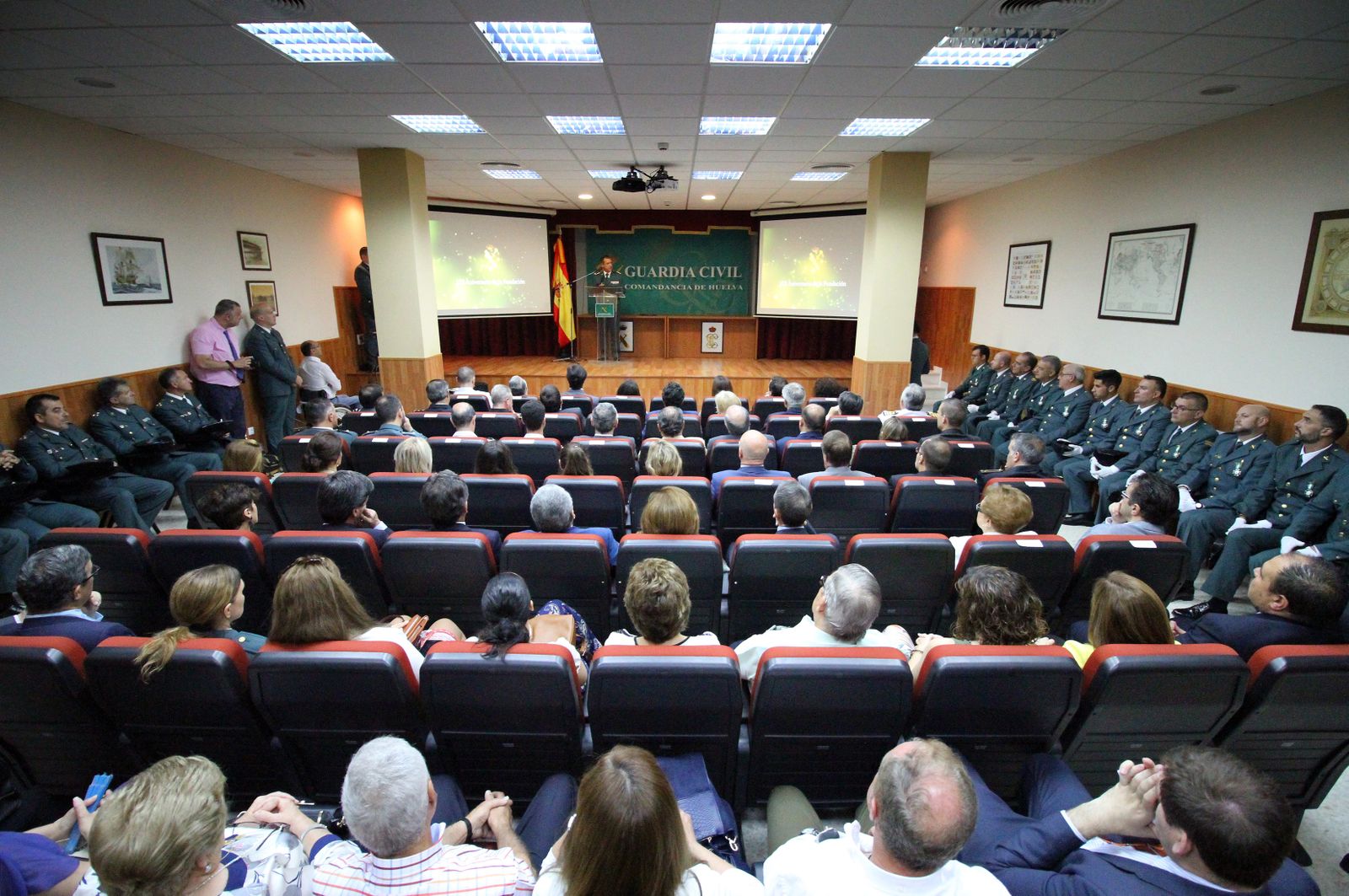 Imágenes del acto de celebración del 173 aniversario de la fundación de la Guardia Civil.