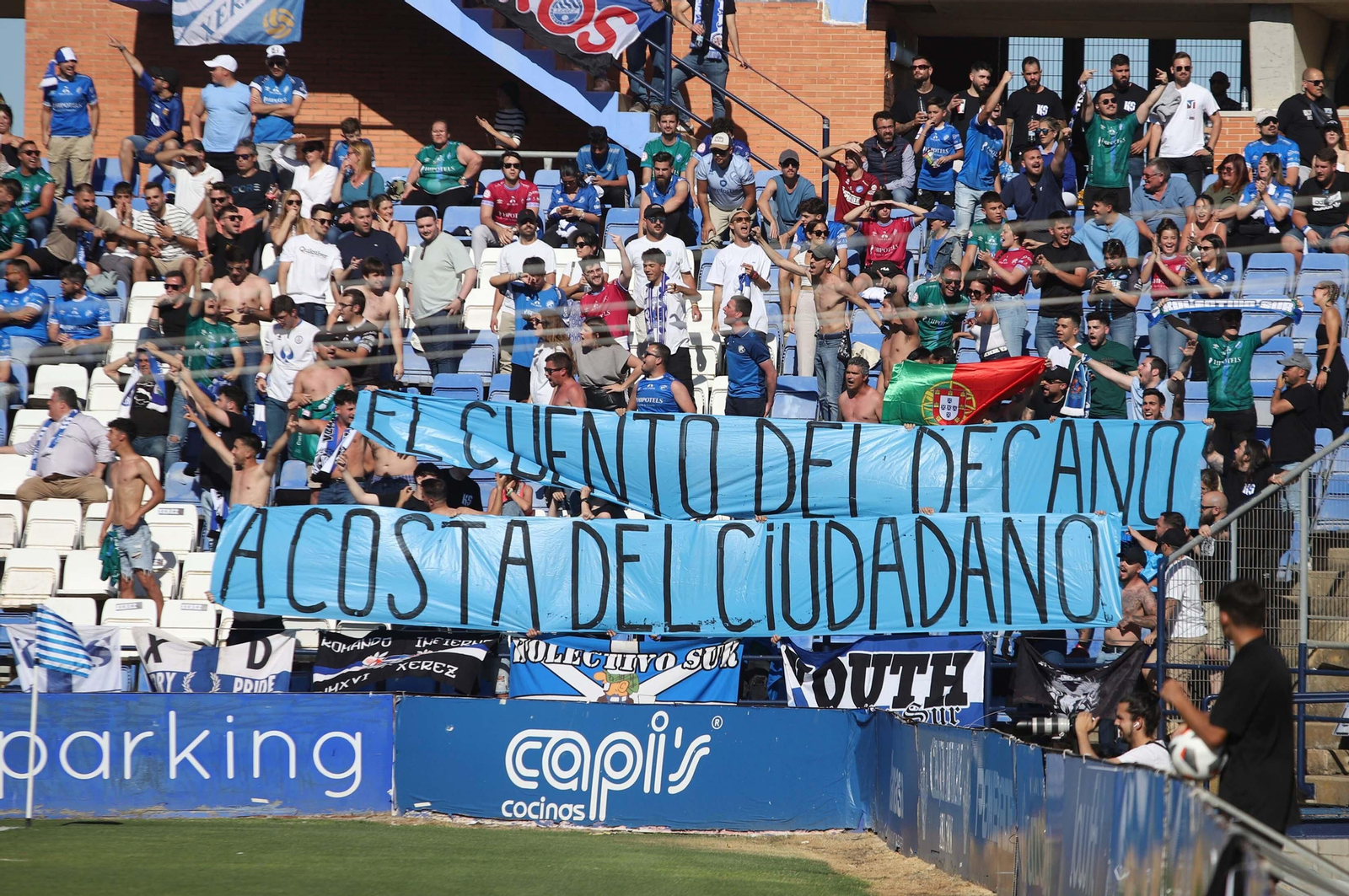 Imágenes del ambiente en el Recre-Jerez