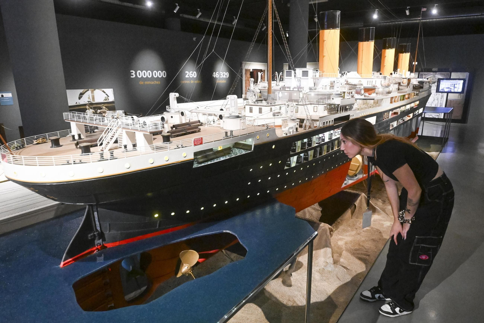 La gran maqueta del Titanic es de los grandes atractivos del recinto. La gran maqueta del Titanic es de los grandes atractivos del recinto.