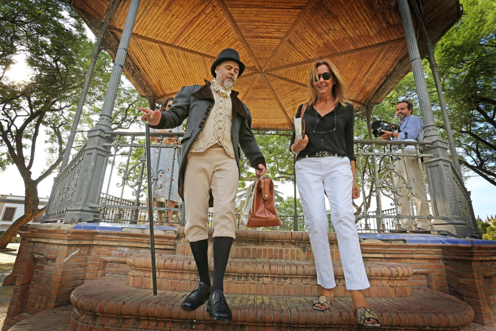 María Dueñas y La Templanza con Sherrymasters