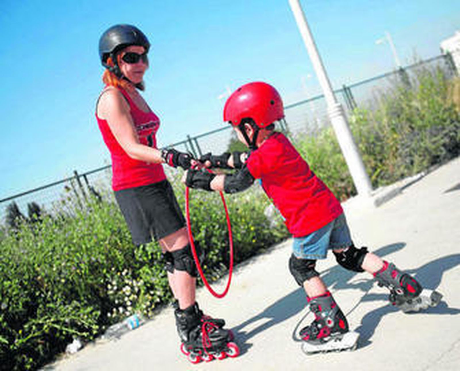 Marina Fernández, en uno de los talleres para niños.