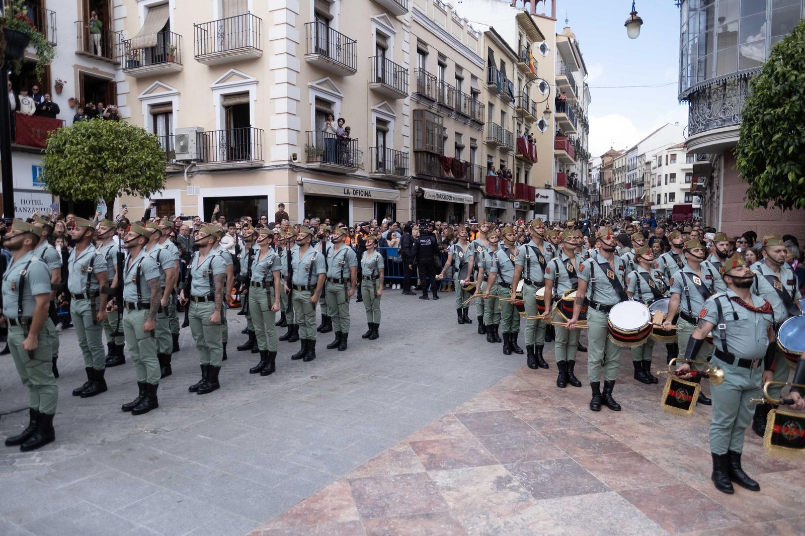 La Legión en el Miércoles Santo de Antequera, en imágenes