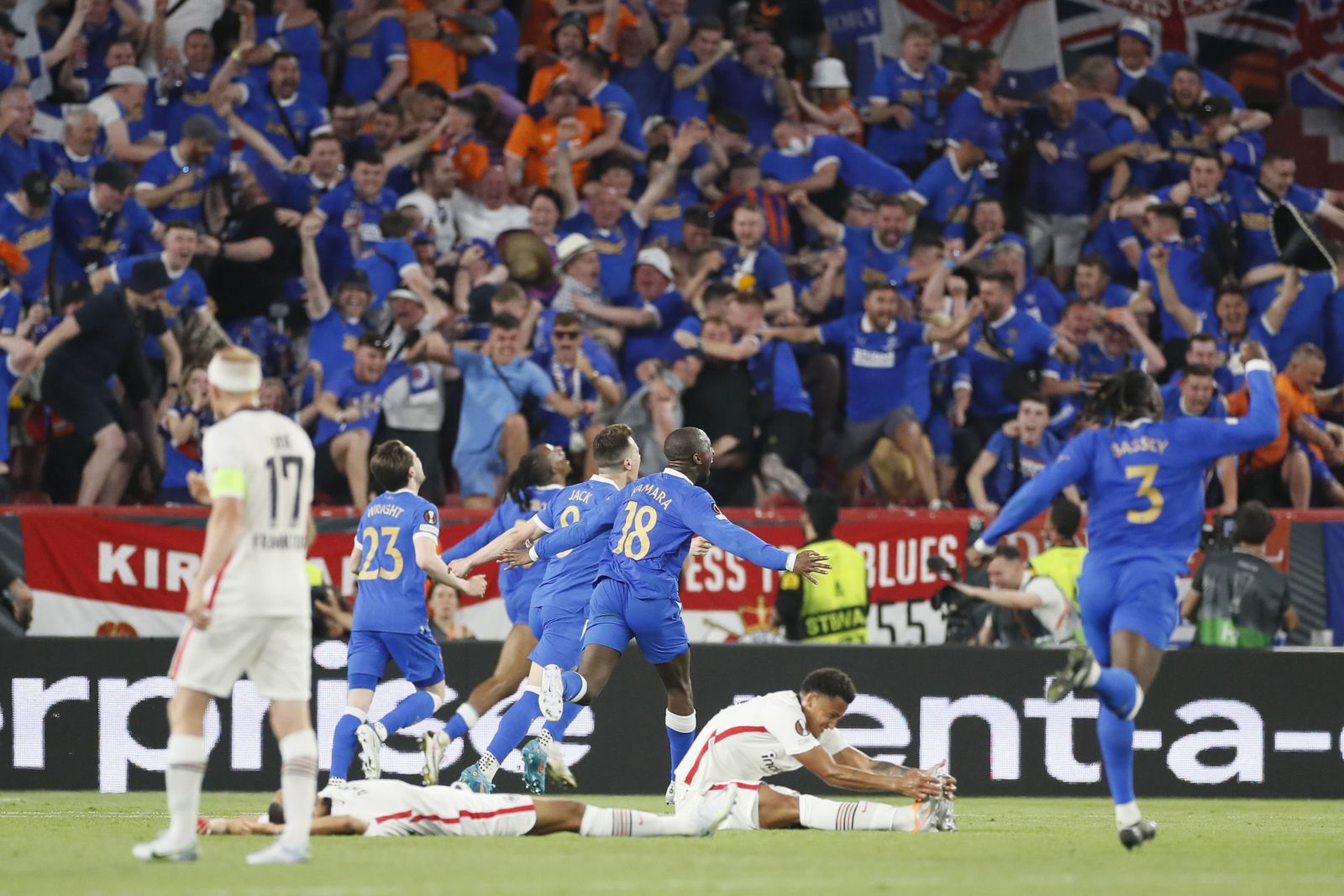 Las fotos del Eintracht-Rangers, la final de la Europa League en Sevilla