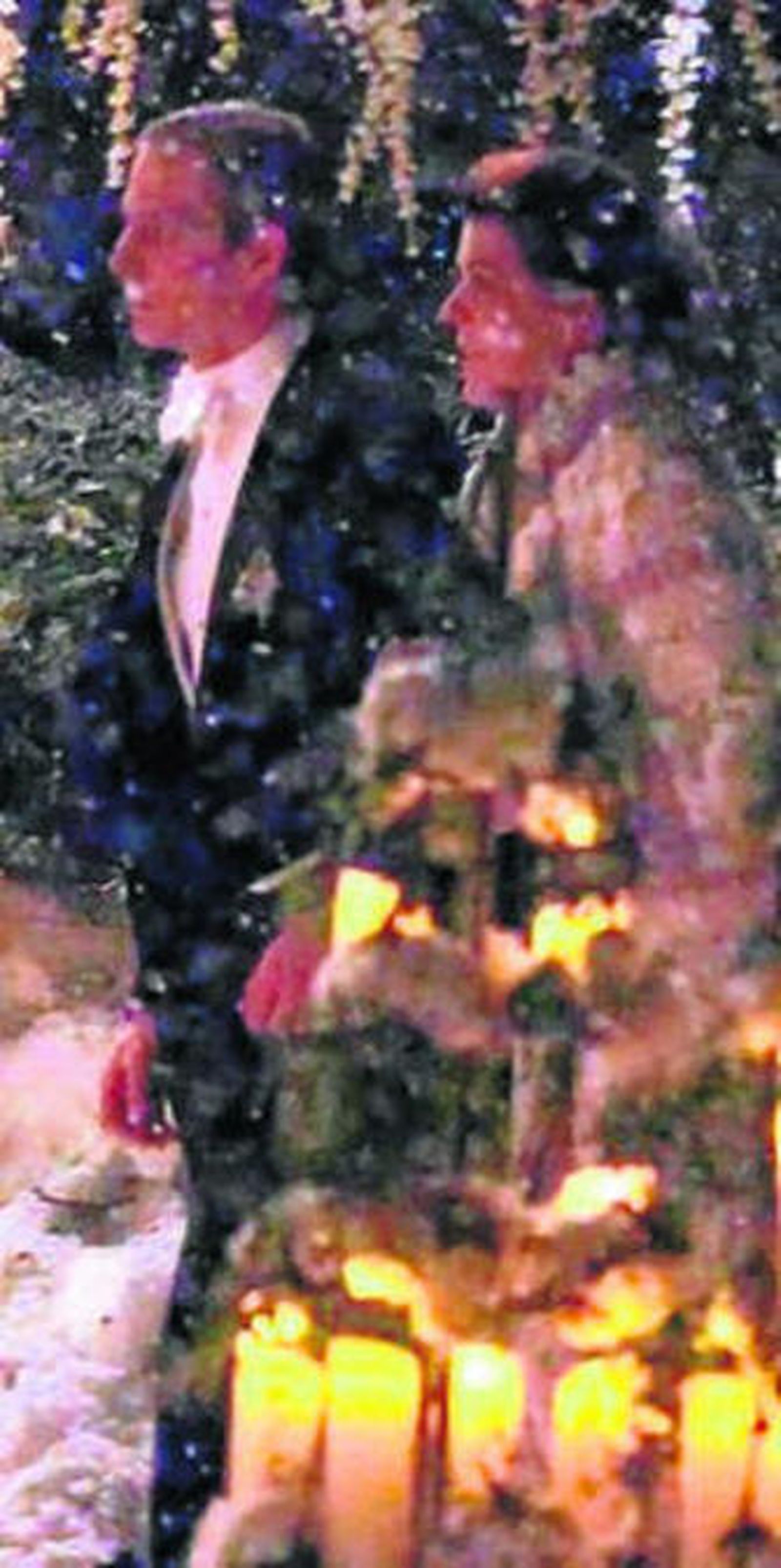 La primera fotografía de la boda de Andrea Casiraghi