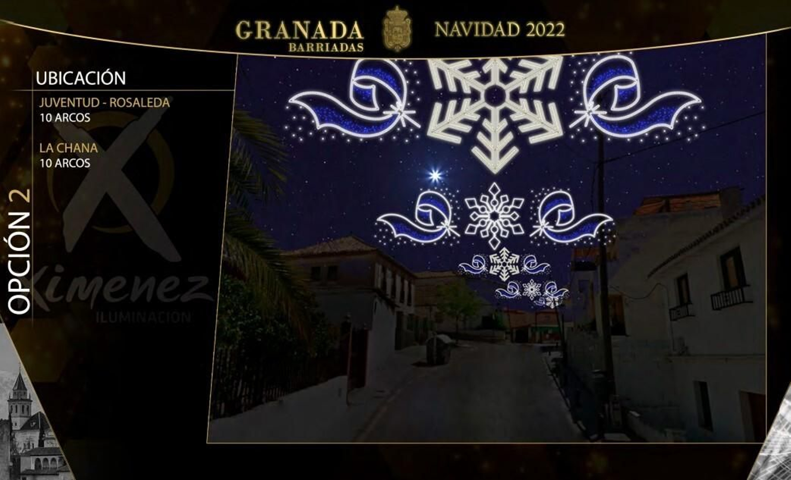 Estas son las luces de Navidad de los barrios de Granada, calle por calle