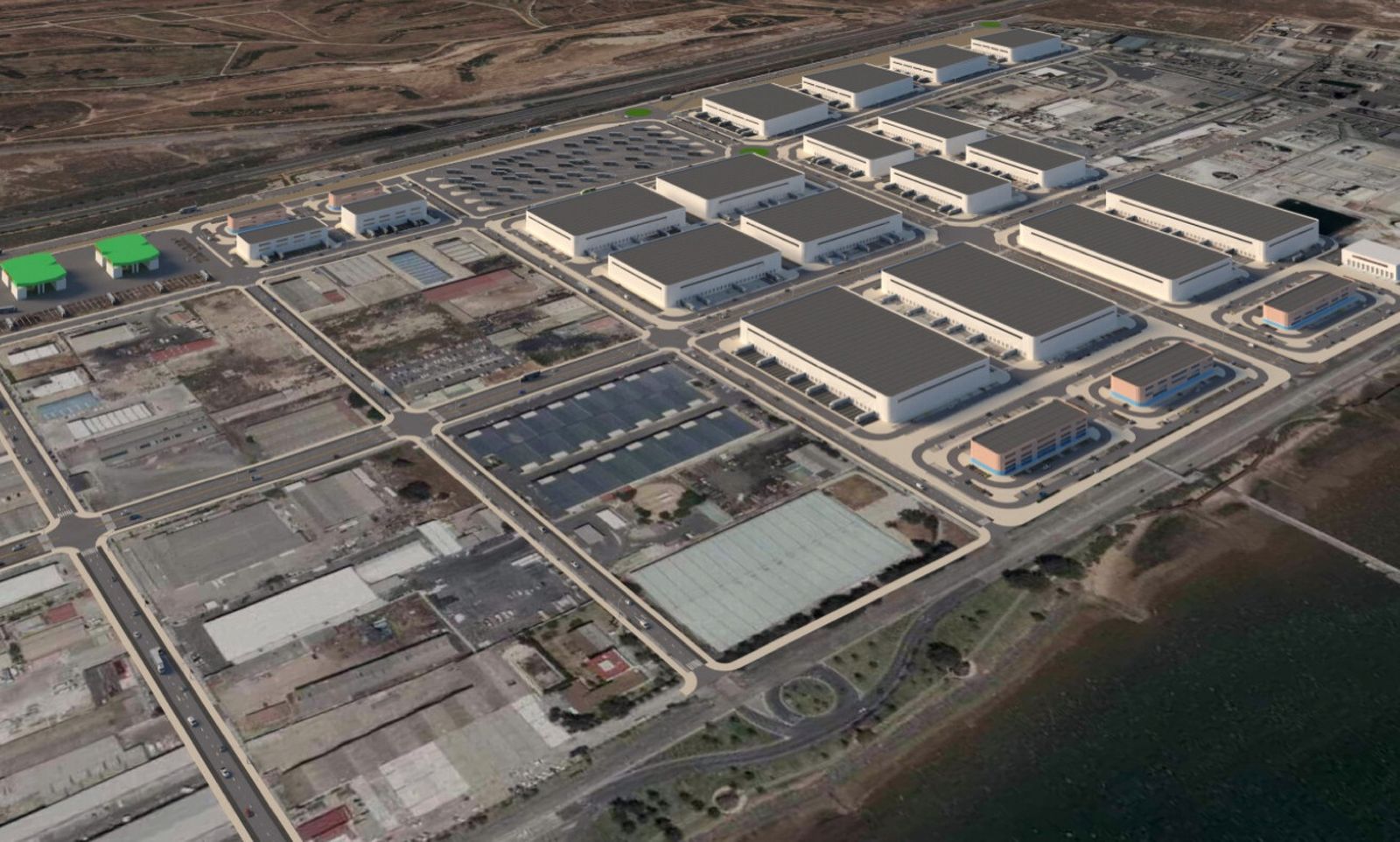 Proyección de la Urbanización de la ZAL.