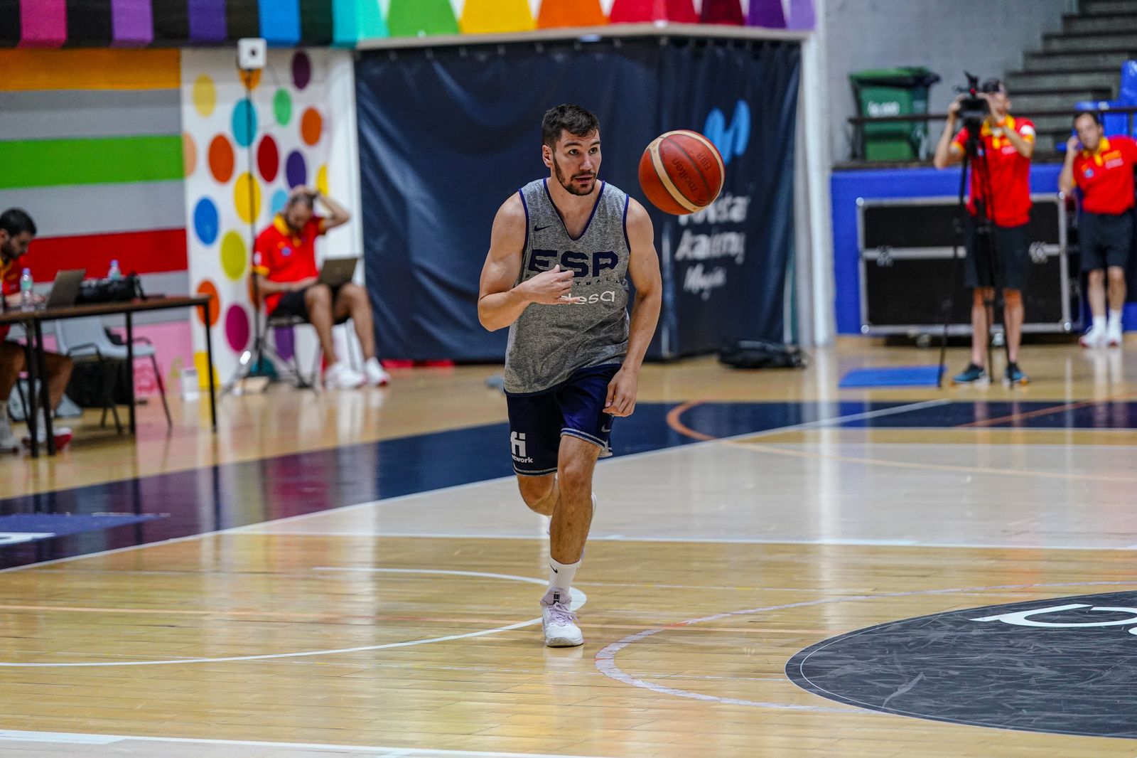 Fotos: Alberto Díaz, Brizuela y Barreiro ya entrenan con España
