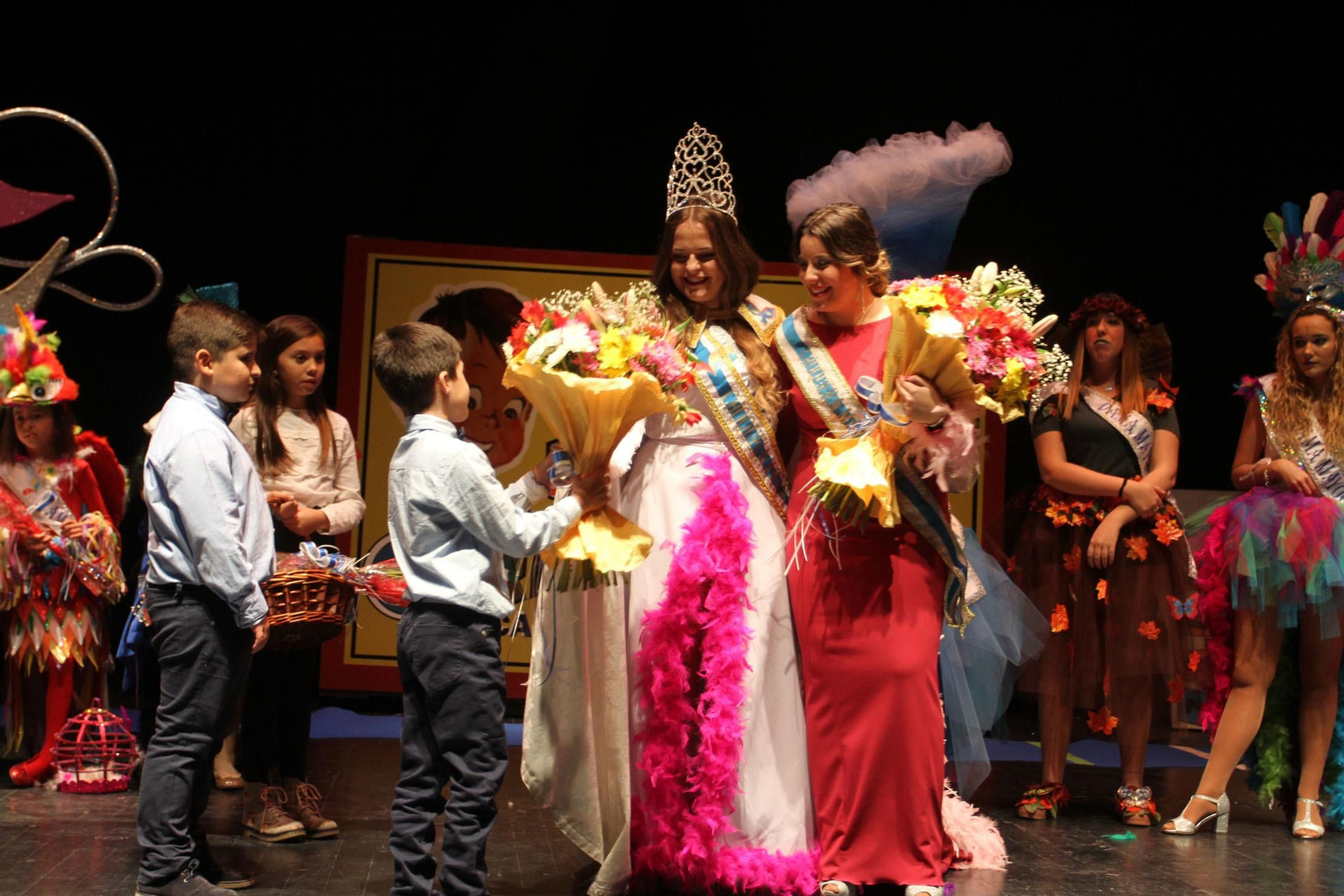 Gala de la coronación de  la choquera mayor e infantil del Carnaval Colombino 2018