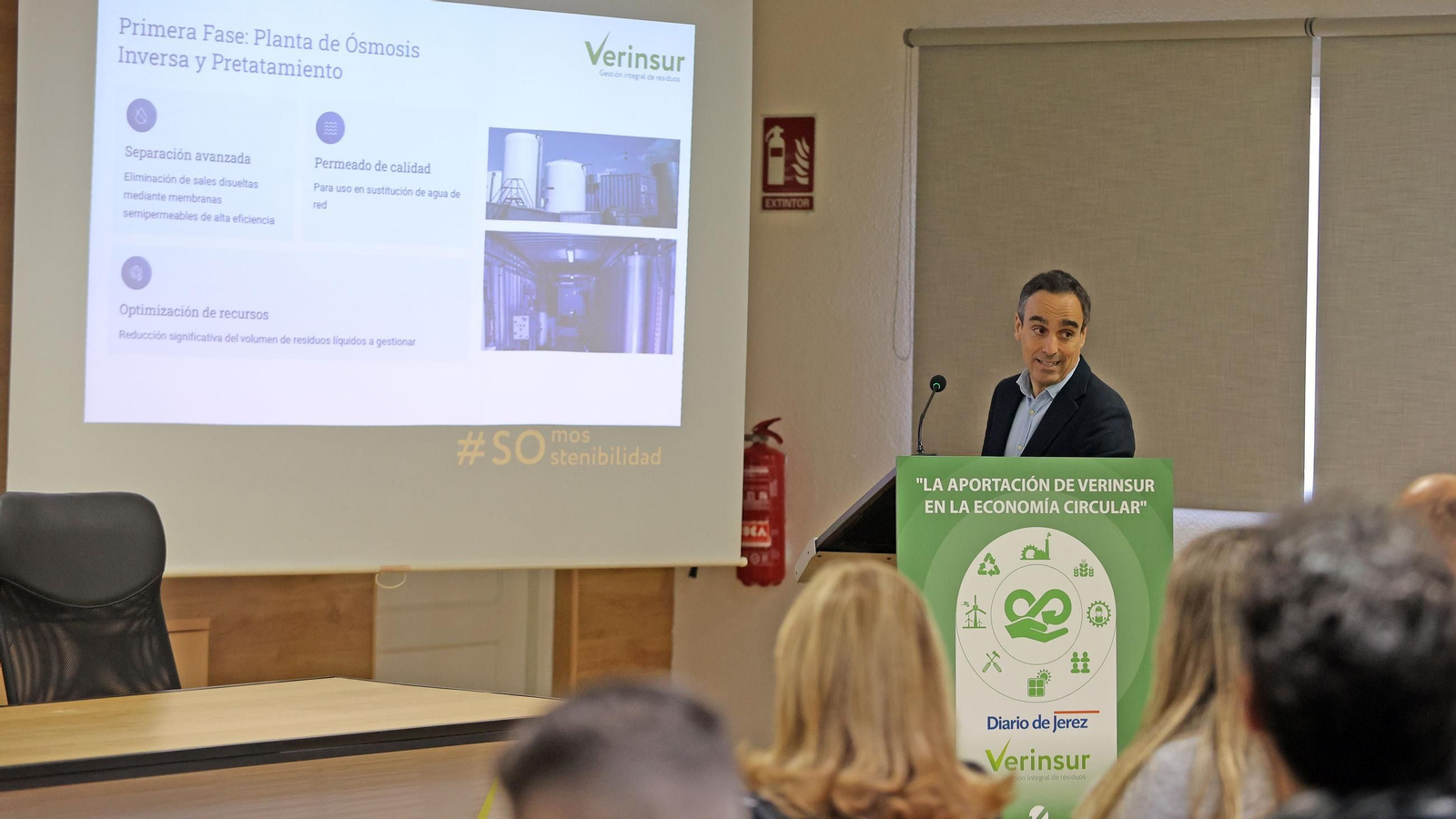 Imágenes de la jornada 'La aportación de Verinsur a la economía circular'