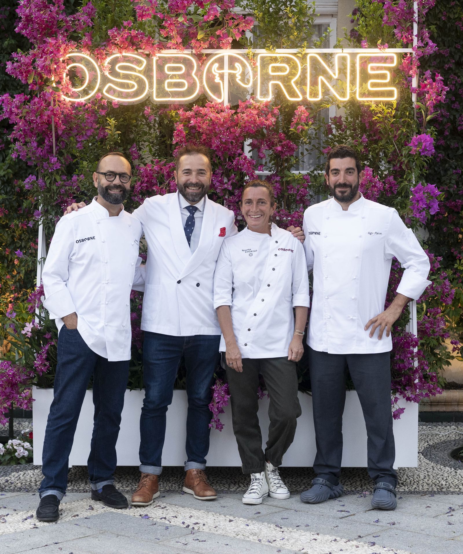 Los profesionales que participarán en la iniciativa 'Saborea Osborne'.