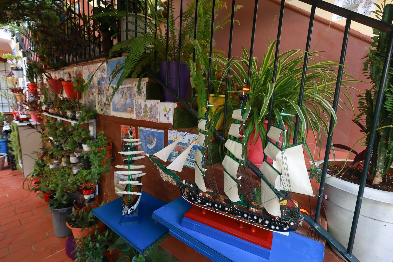 Los corralones de El Perchel y La Trinidad de Málaga, en fotografías