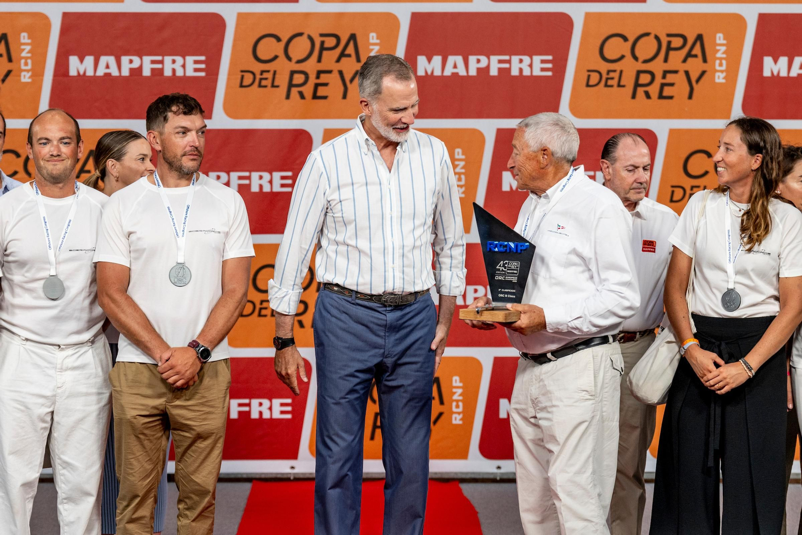Las fotos de la entrega de premios de la Copa del Rey Mapfre de vela