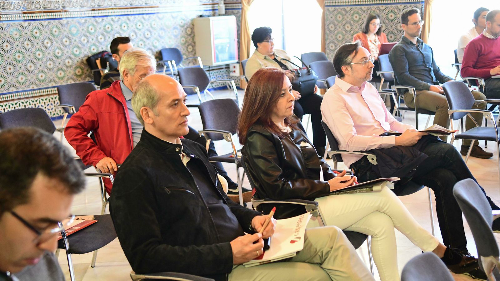 Algunos de los asistentes a la jornada técnica celebrada en el Rectorado