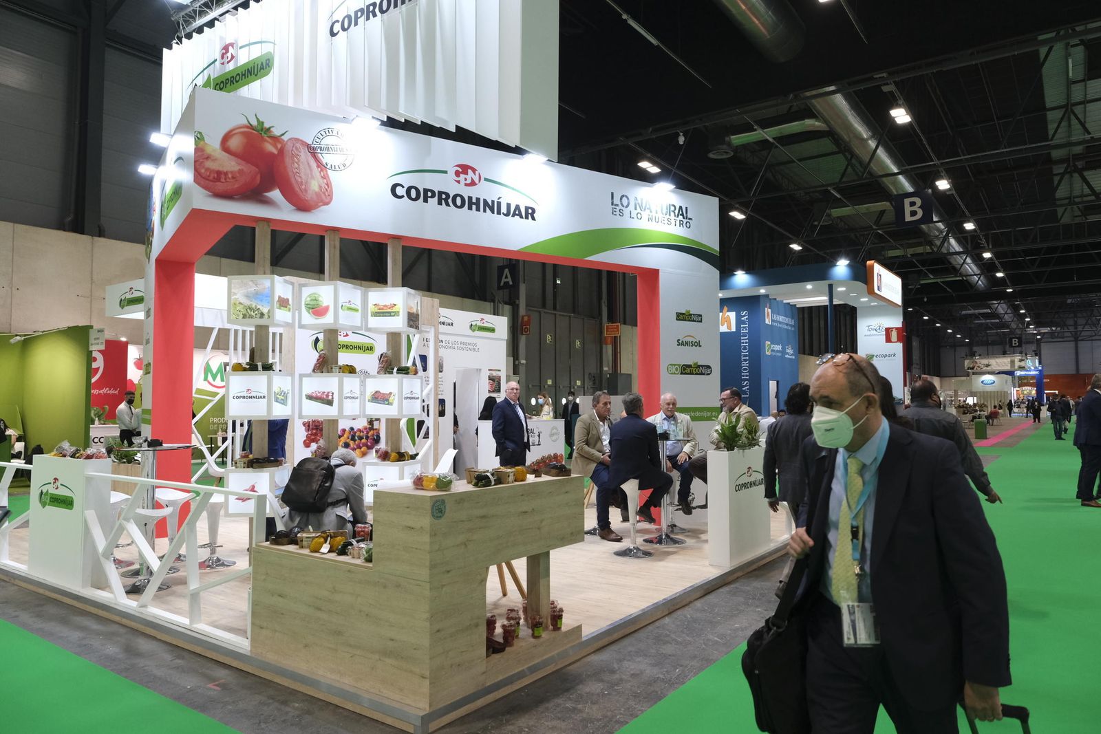 Estand de la cooperativa almeriense Coprohníjar.