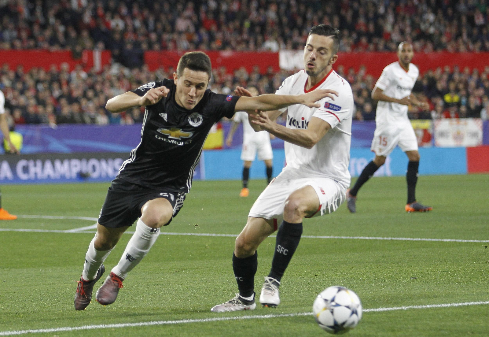 Las imágenes del Sevilla-Manchester United