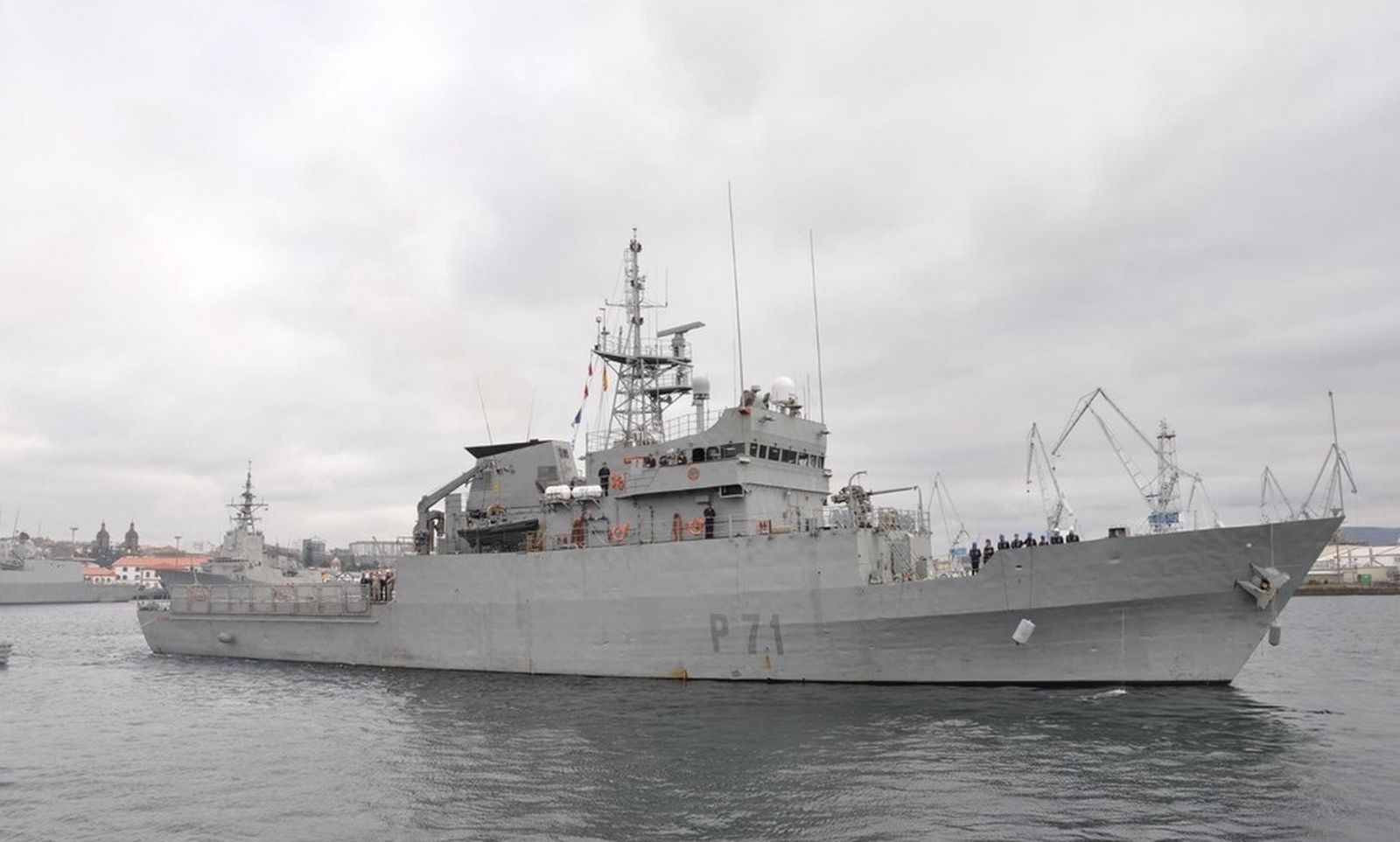 El patrullero militar 'Serviola'.