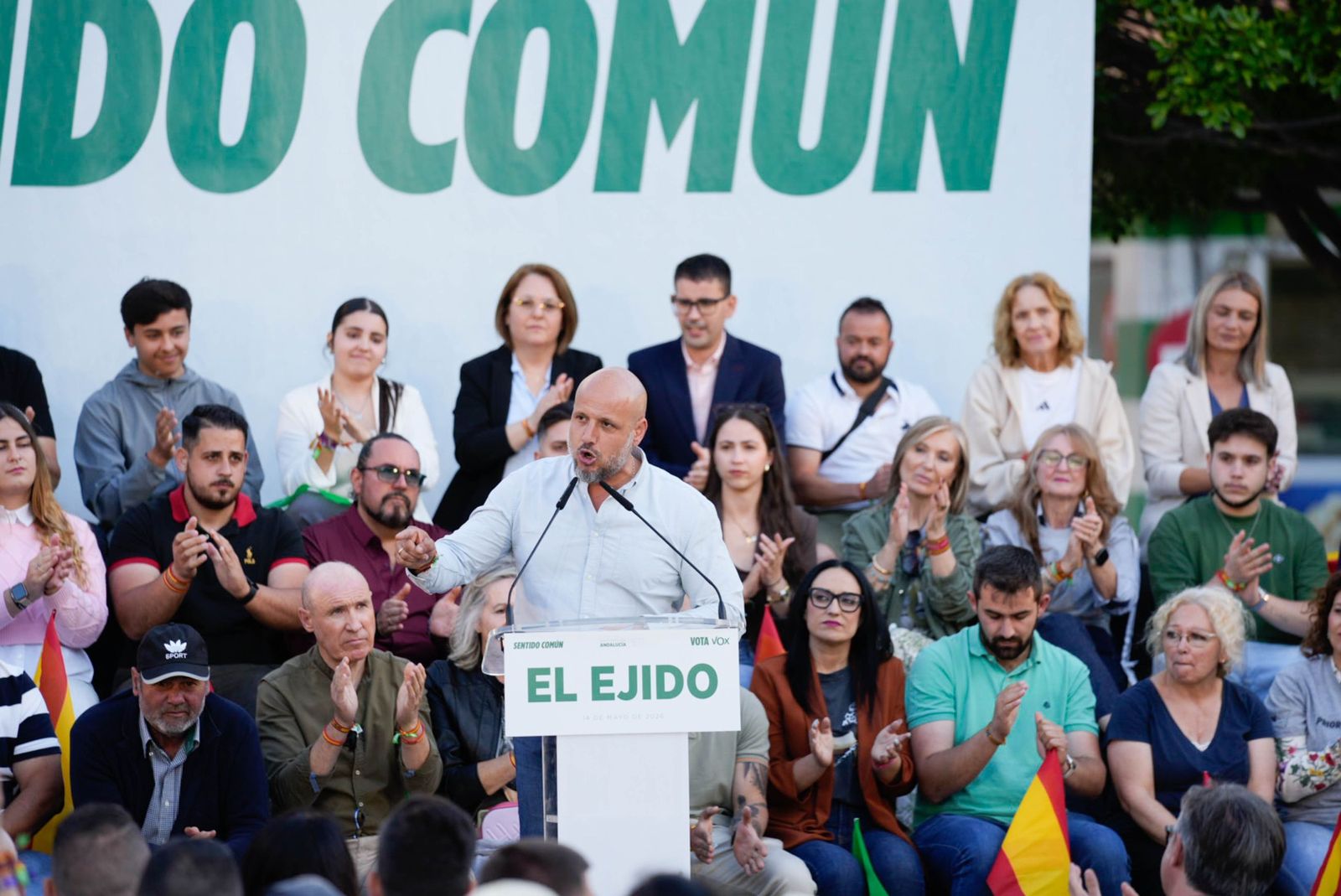 Las imágenes del acto público de Vox con Santiago Abascal en El Ejido