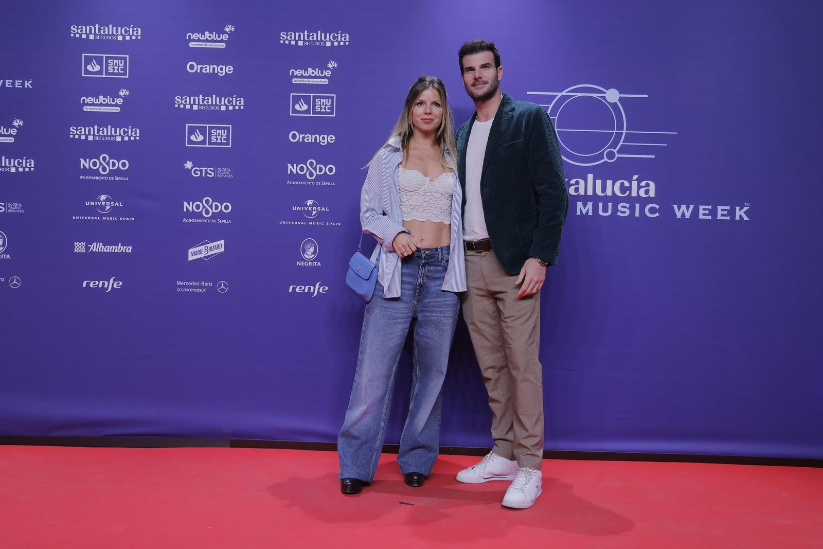 Famosos y artistas en la alfombra roja de la gala del flamenco en los 'Santalucía Universal Music Week'