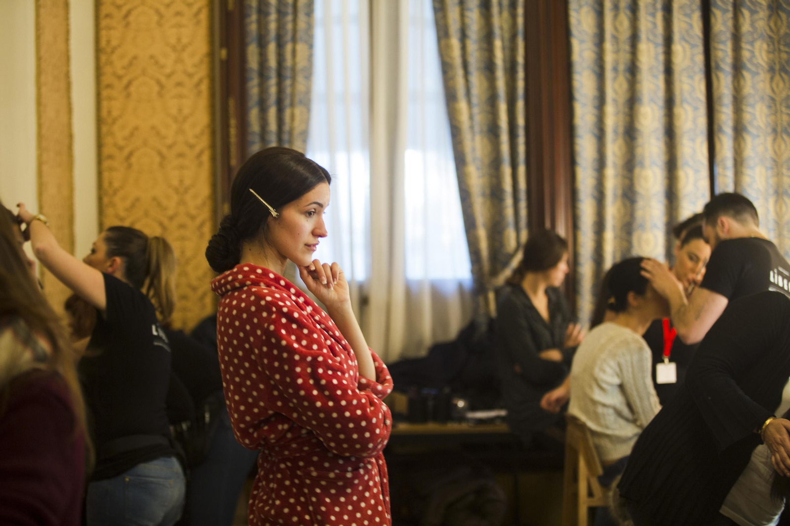 Las imágenes del 'backstage' y el desfile de Foronda y Roberto Diz