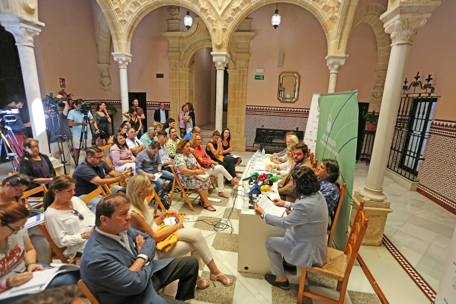 Presentación de la I Bienal de Cante Jerez 2019, este lunes.