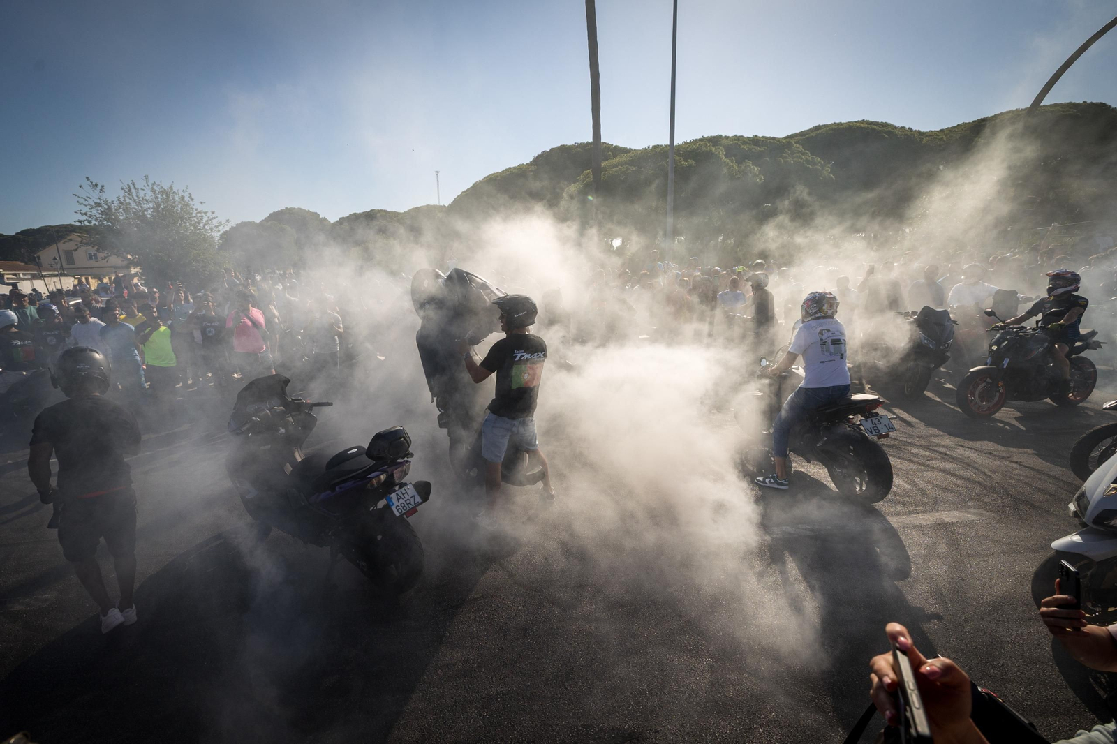 Las imágenes del sábado de Motorada en El Puerto por el Gran Premio de Motociclismo de Jerez 2025