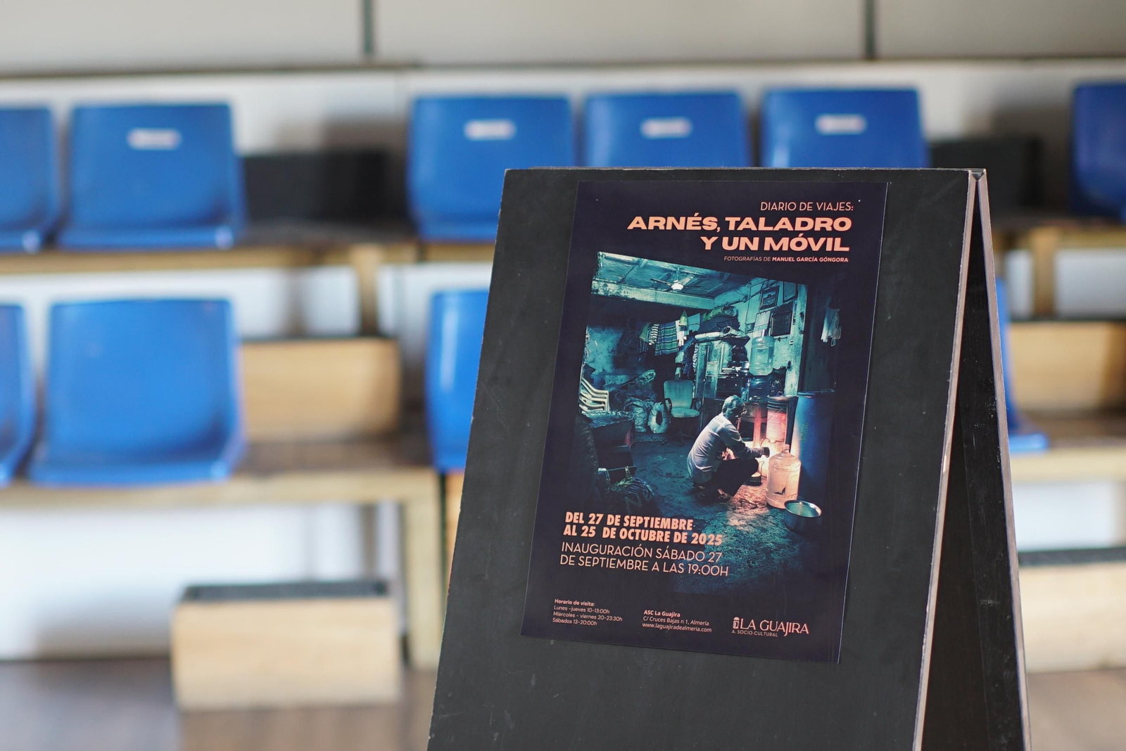 Folleto anunciador de la exposición de Manuel G. Góngora.