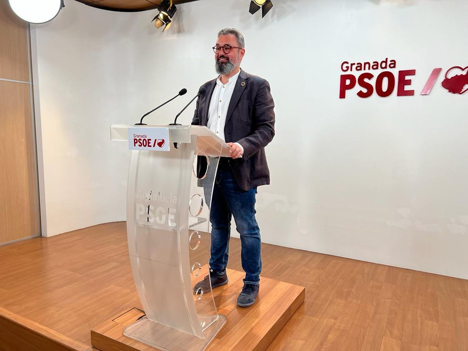 El secretario de Política Municipal de la ejecutiva del PSOE de Granada capital, Pablo Hervás