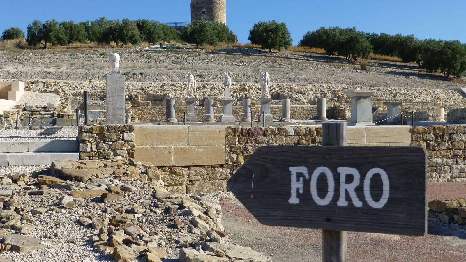 Parque arqueológico de Torreparedones, en Baena.