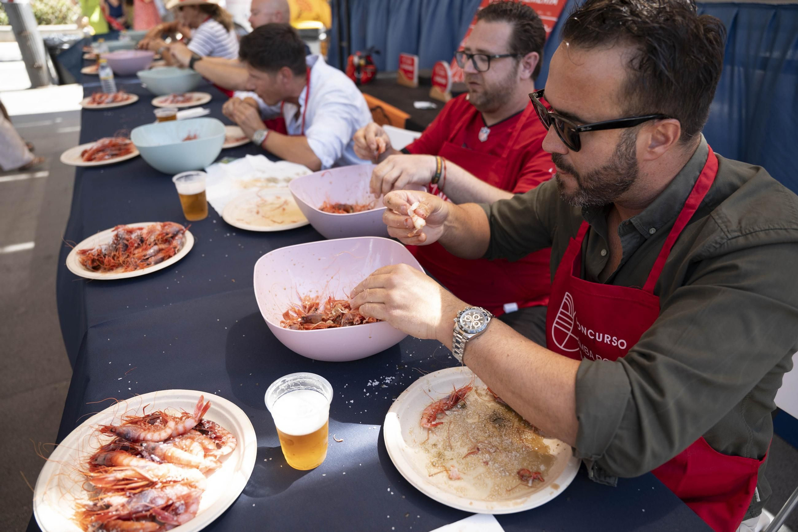 En imágenes: el I Concurso de Gamba Roja de la Feria de Almería