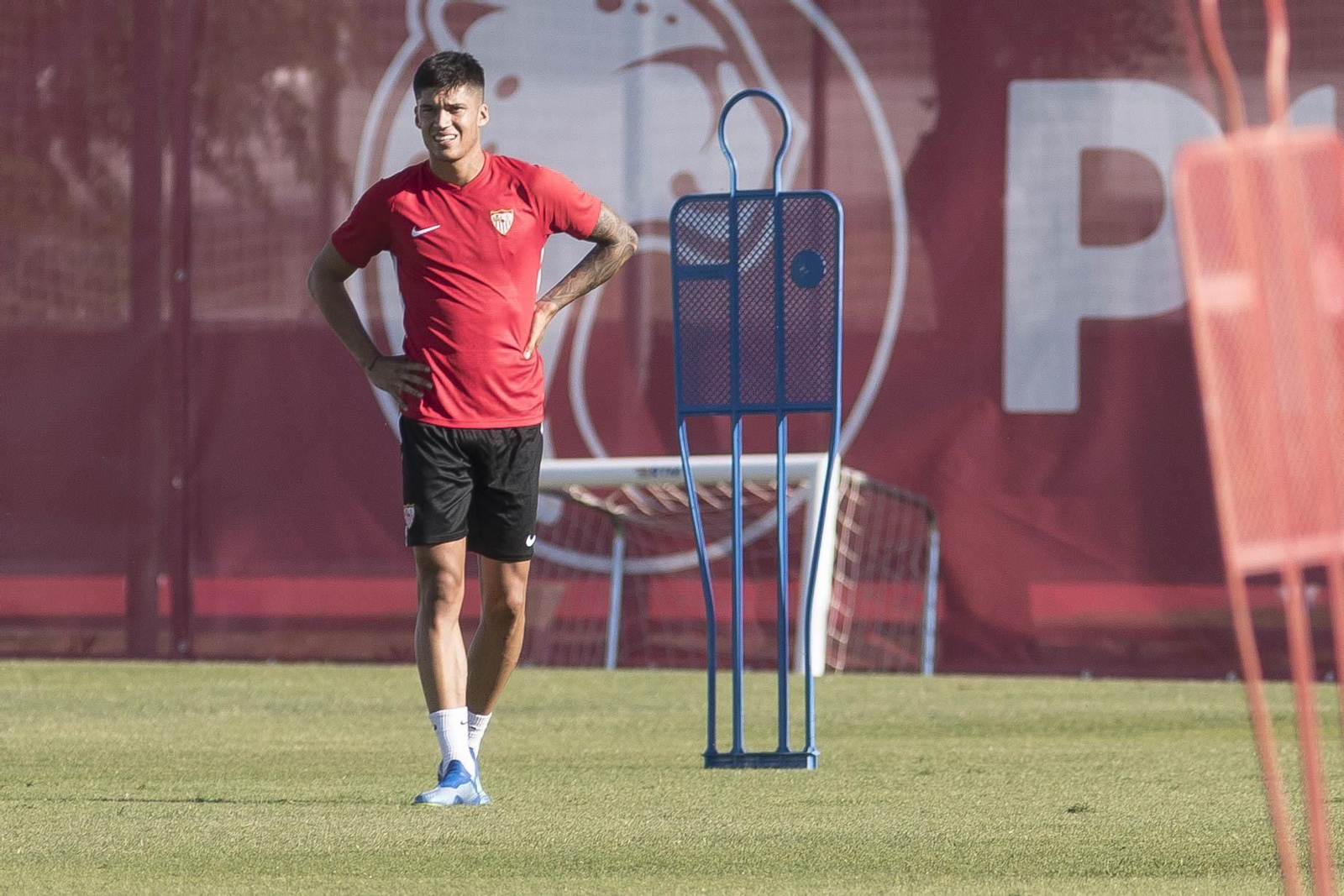 Joaquín Correa, durante un entrenamiento esta pretemporada.