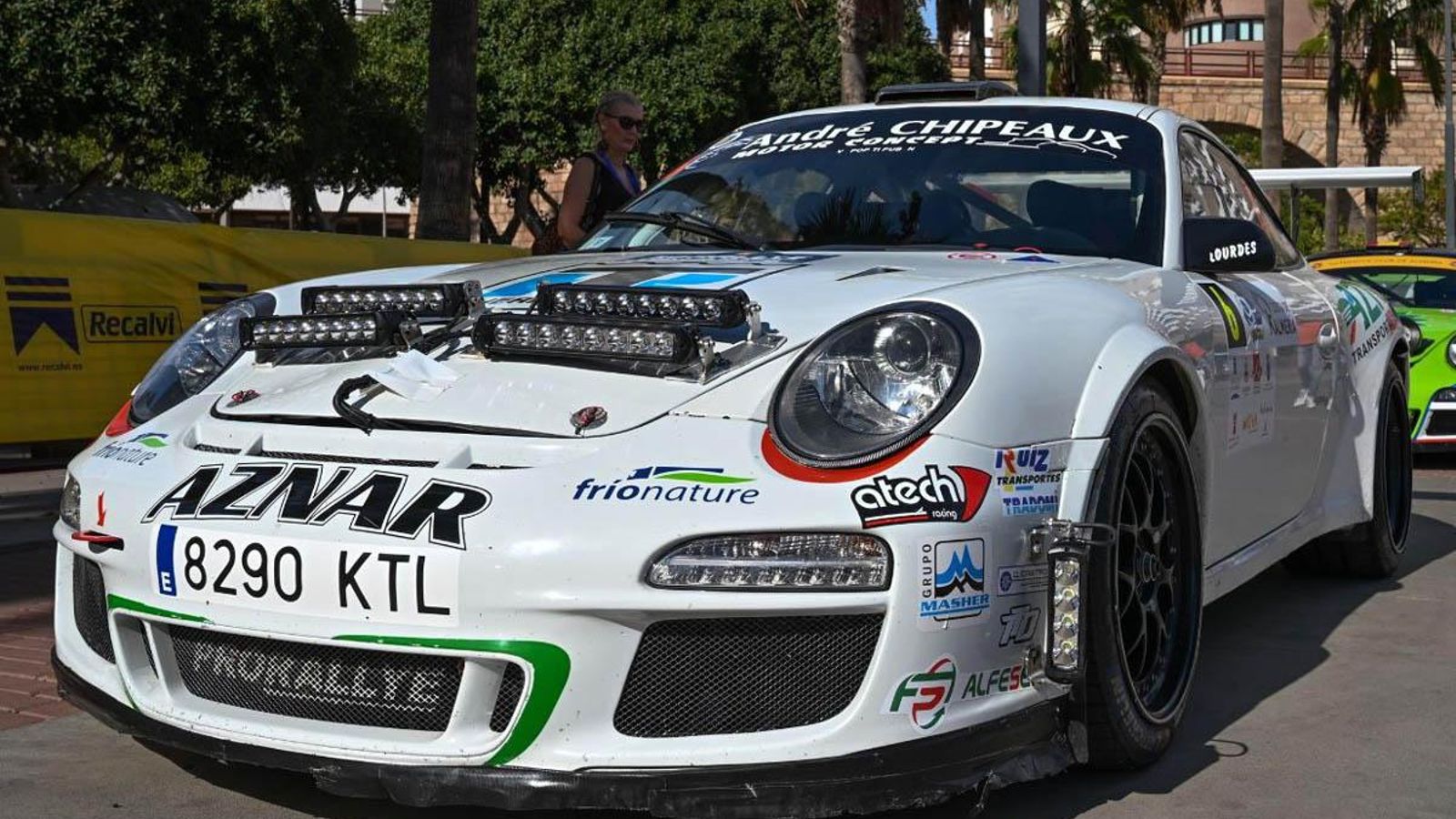 El vehículo con el que competirá Aznar y Román este fin de semana.