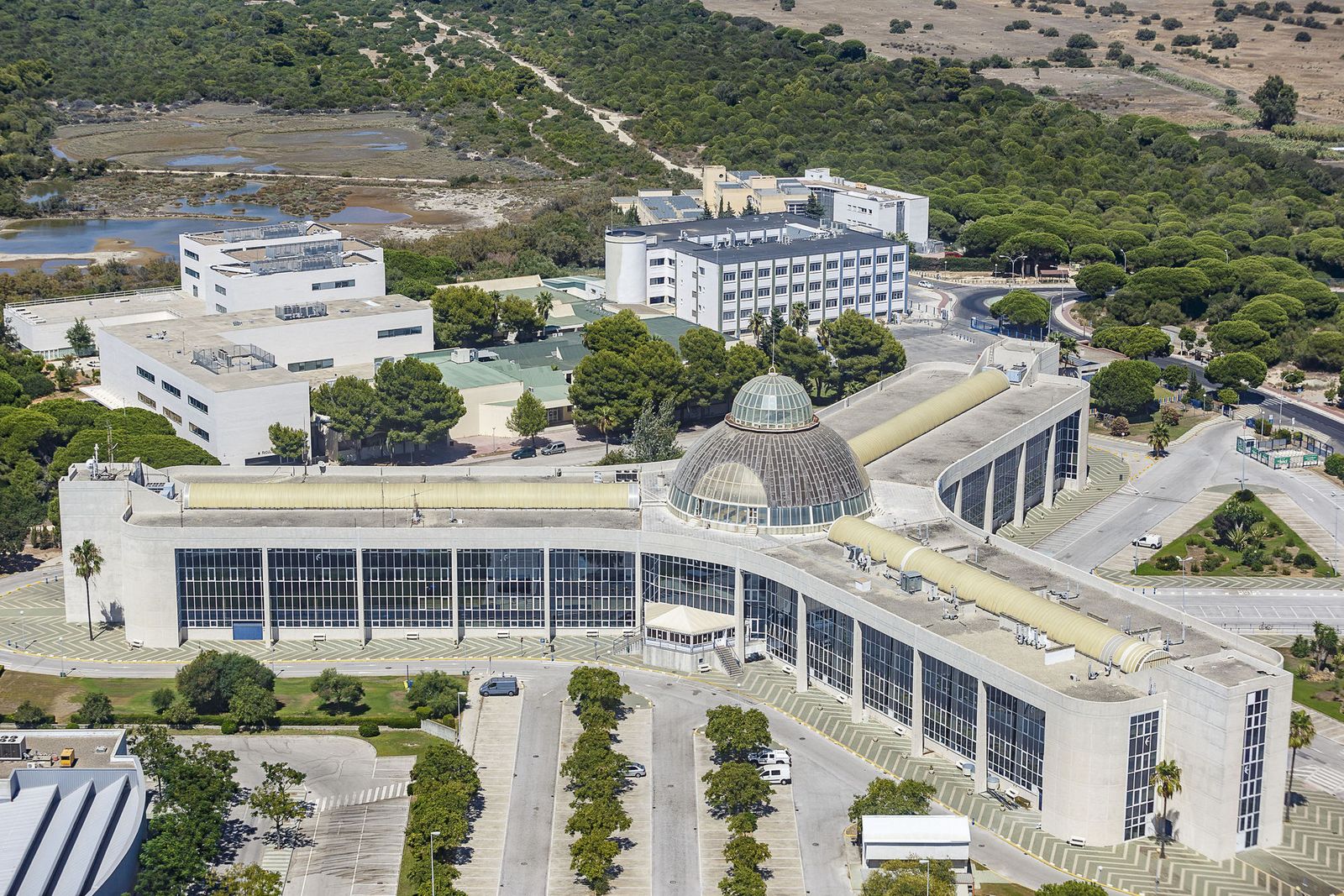 Facultad de Ciencias del Mar de la Universidad de Cádiz, en el campus de Puerto Real.