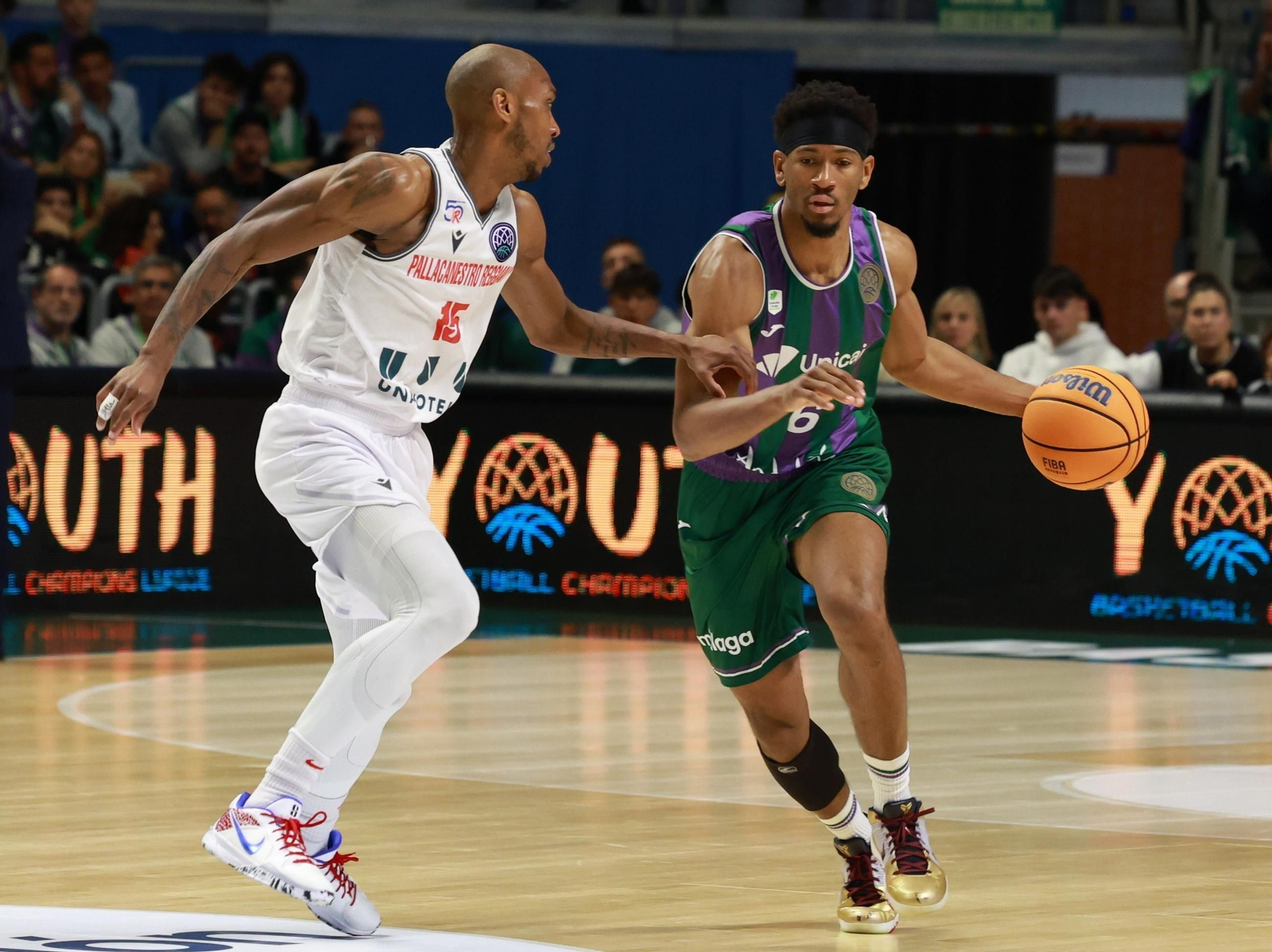Jamar Smith recibió el cariño del Carpena y del Unicaja